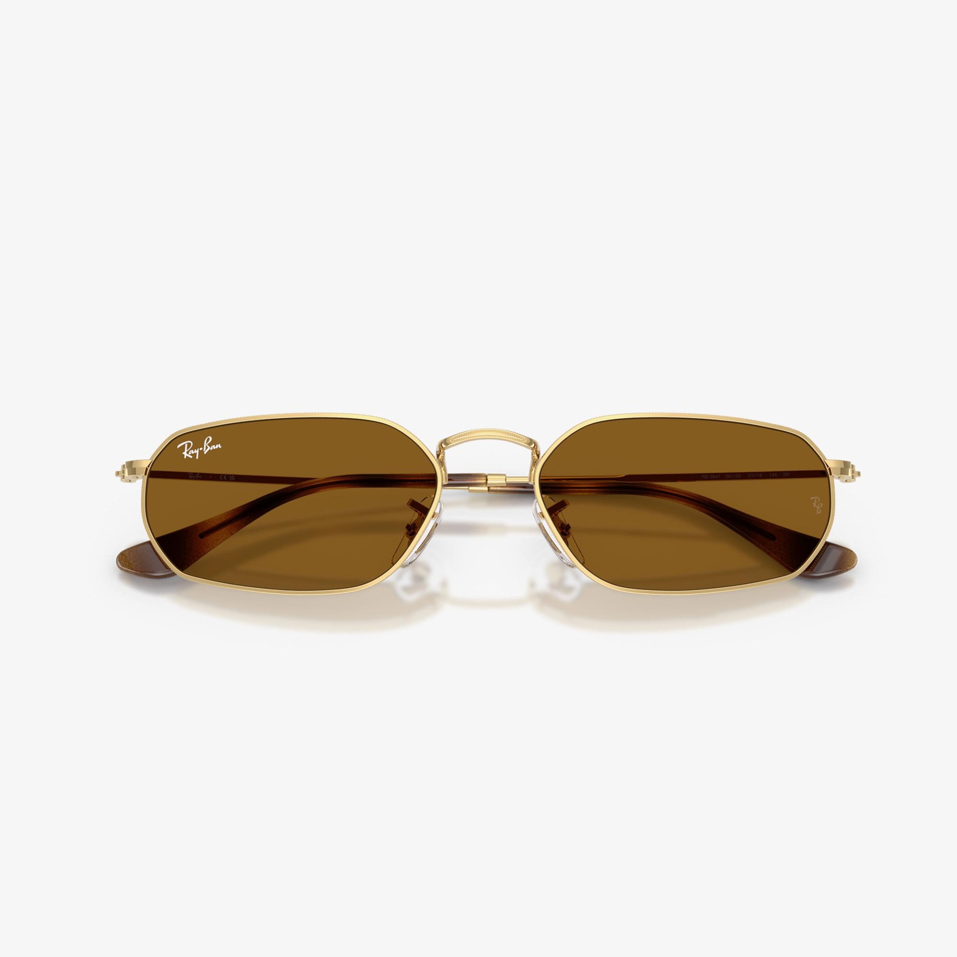 Ray-Ban  RB3947 Unisex Altın Rengi Güneş Gözlüğü