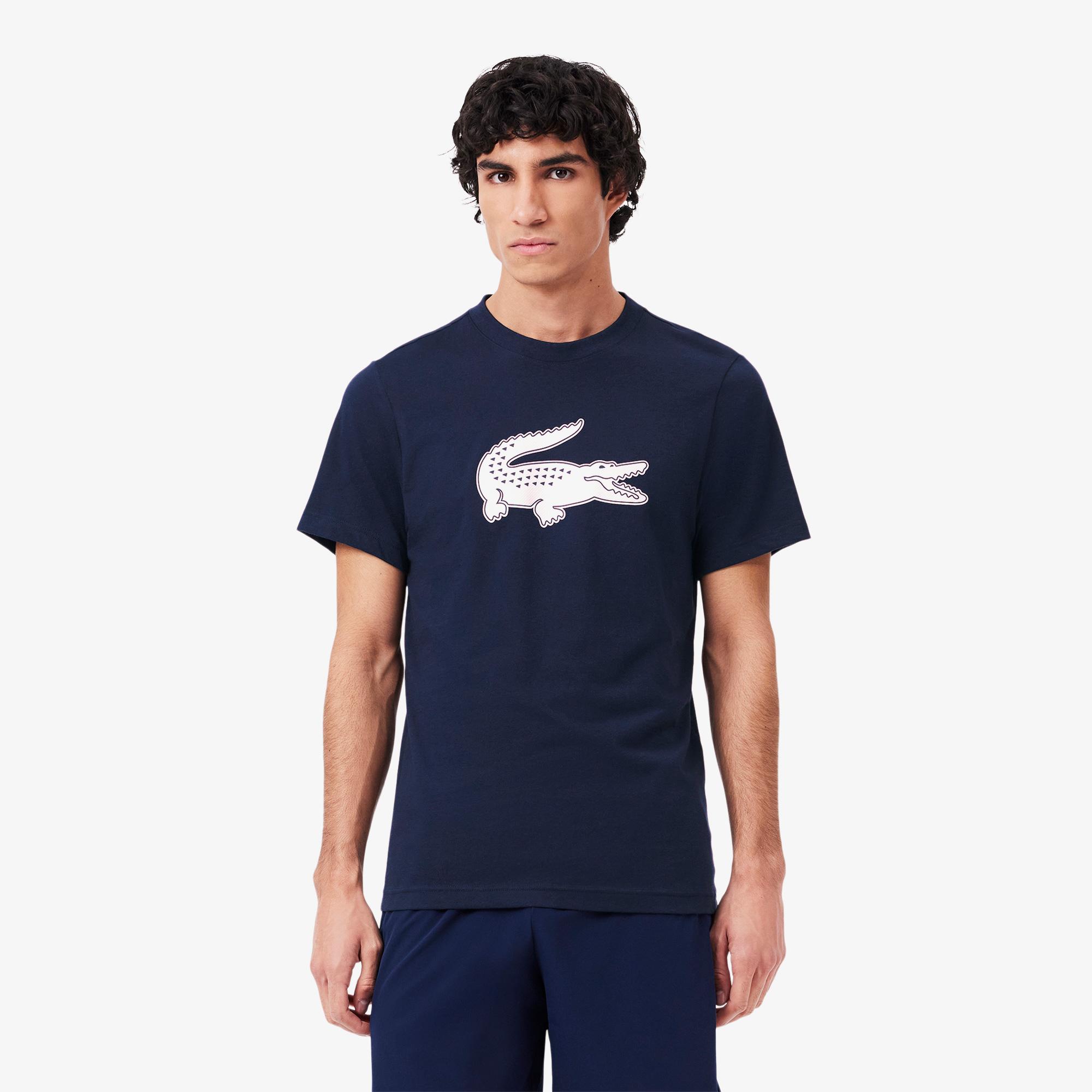 Lacoste SPORT Regular Fit Erkek Lacivert T-Shirt