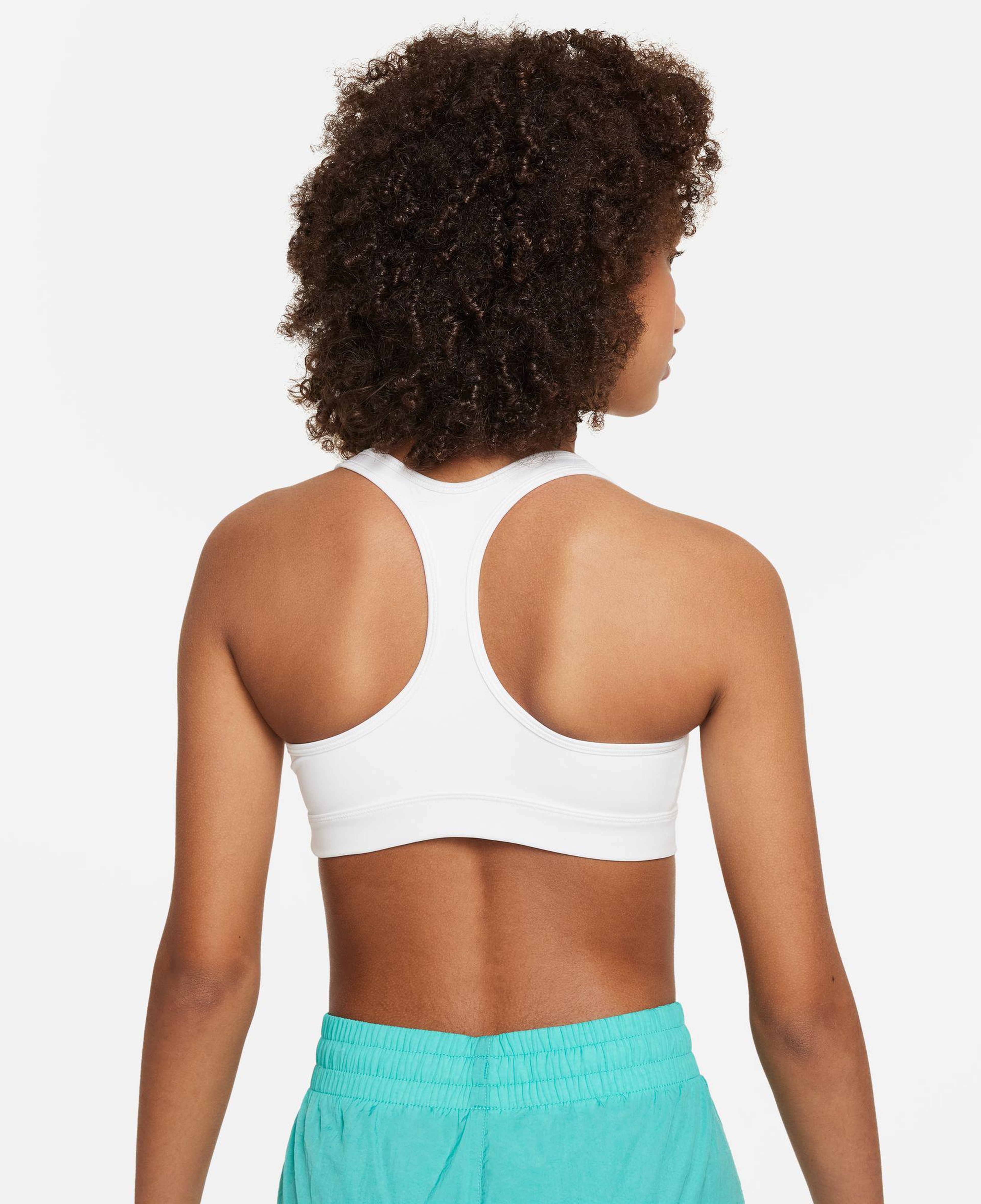 Nike Dri-Fit Swoosh Çocuk Beyaz Bra