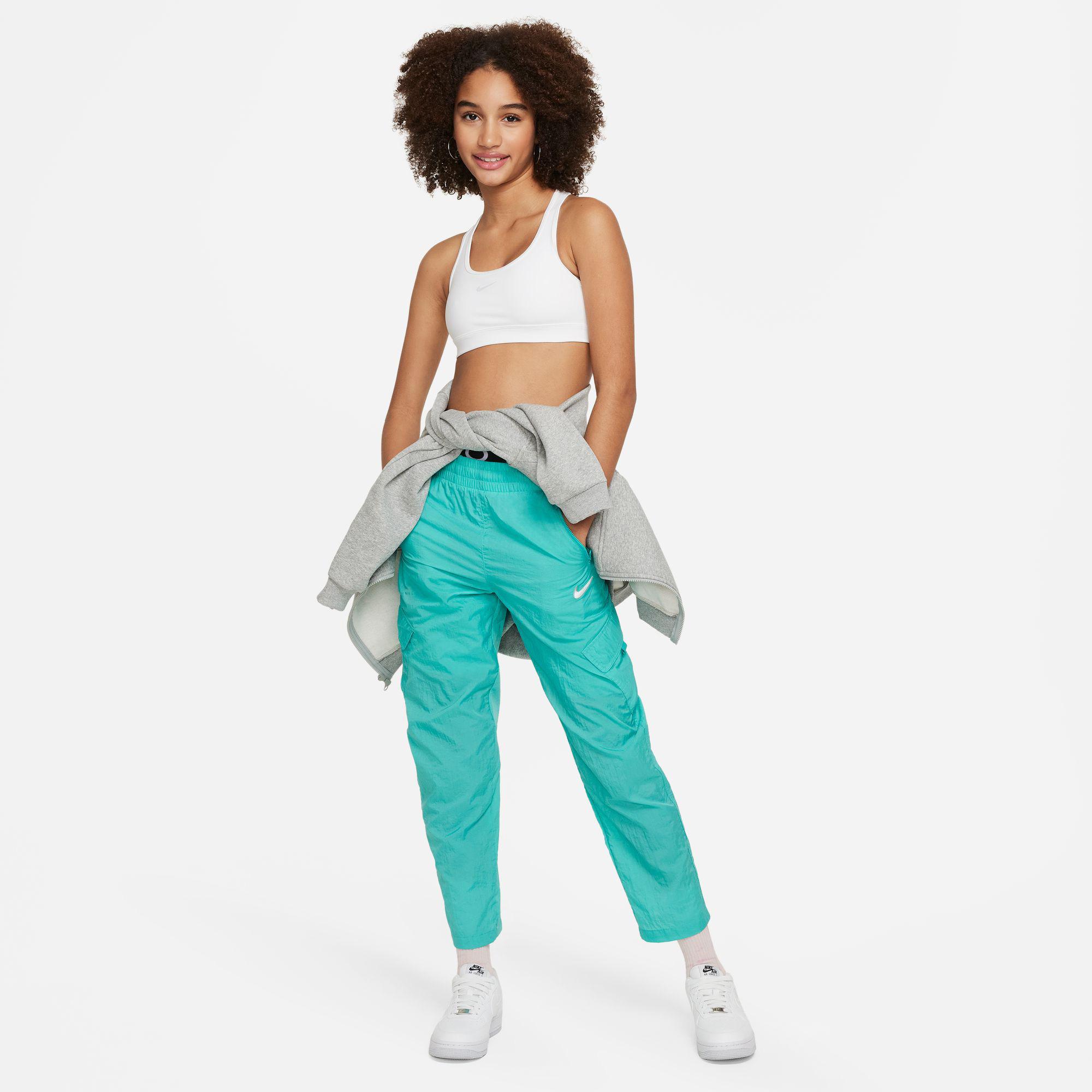 Nike Dri-Fit Swoosh Çocuk Beyaz Bra