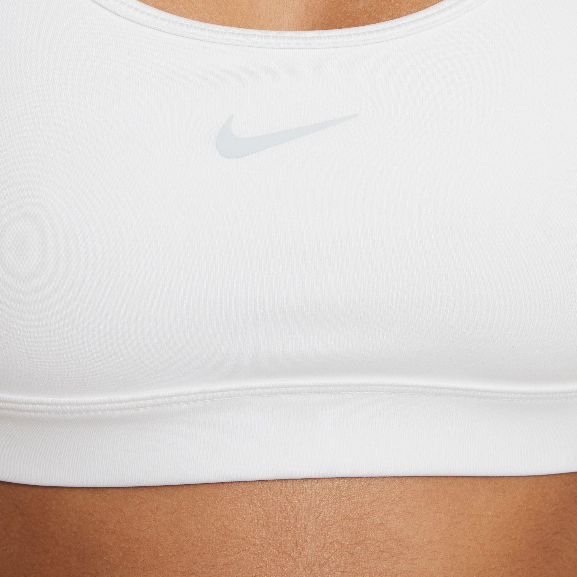 Nike Dri-Fit Swoosh Çocuk Beyaz Bra