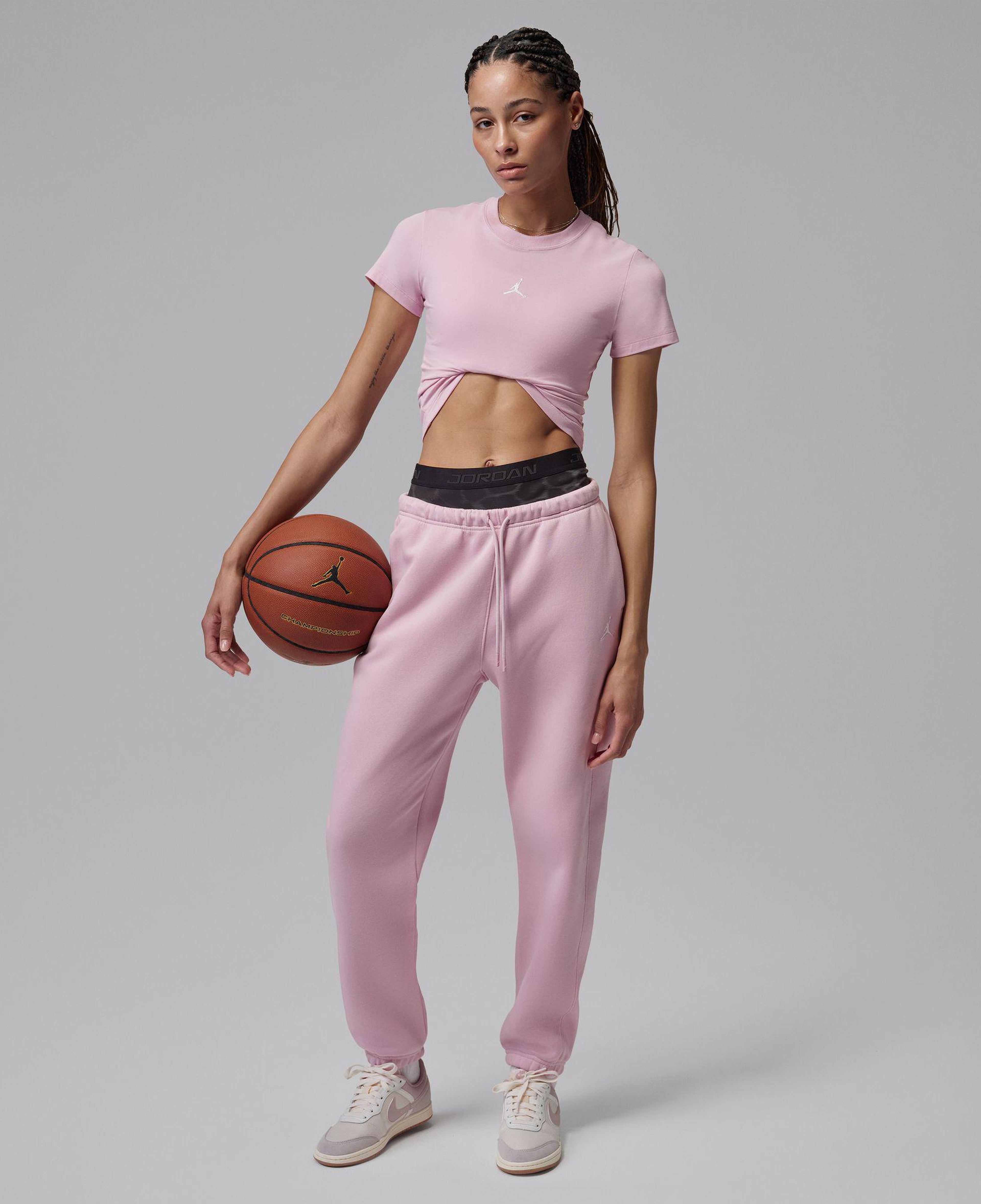 Jordan Brooklyn Fleece Kadın Pembe Eşofman Altı