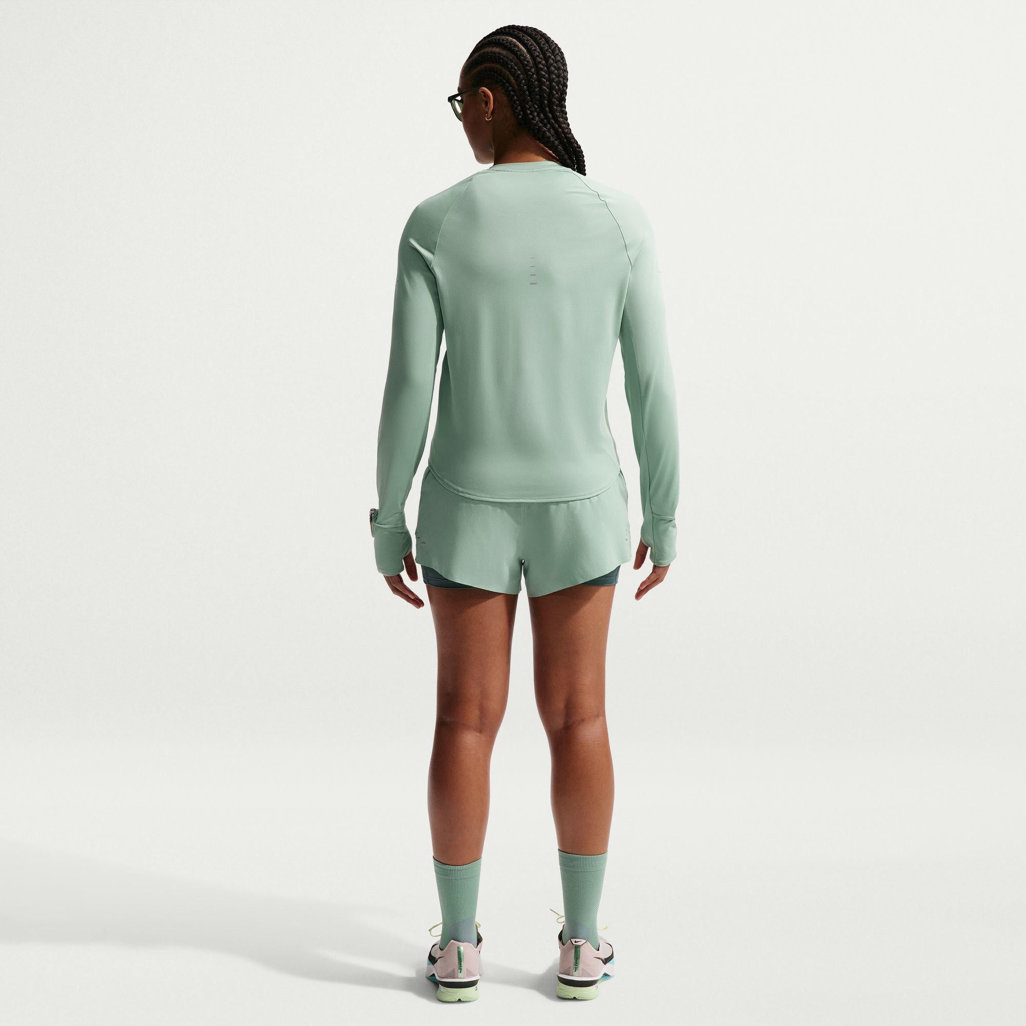 Nike Swift Dri-Fit Kadın Yeşil Uzun Kollu T-Shirt
