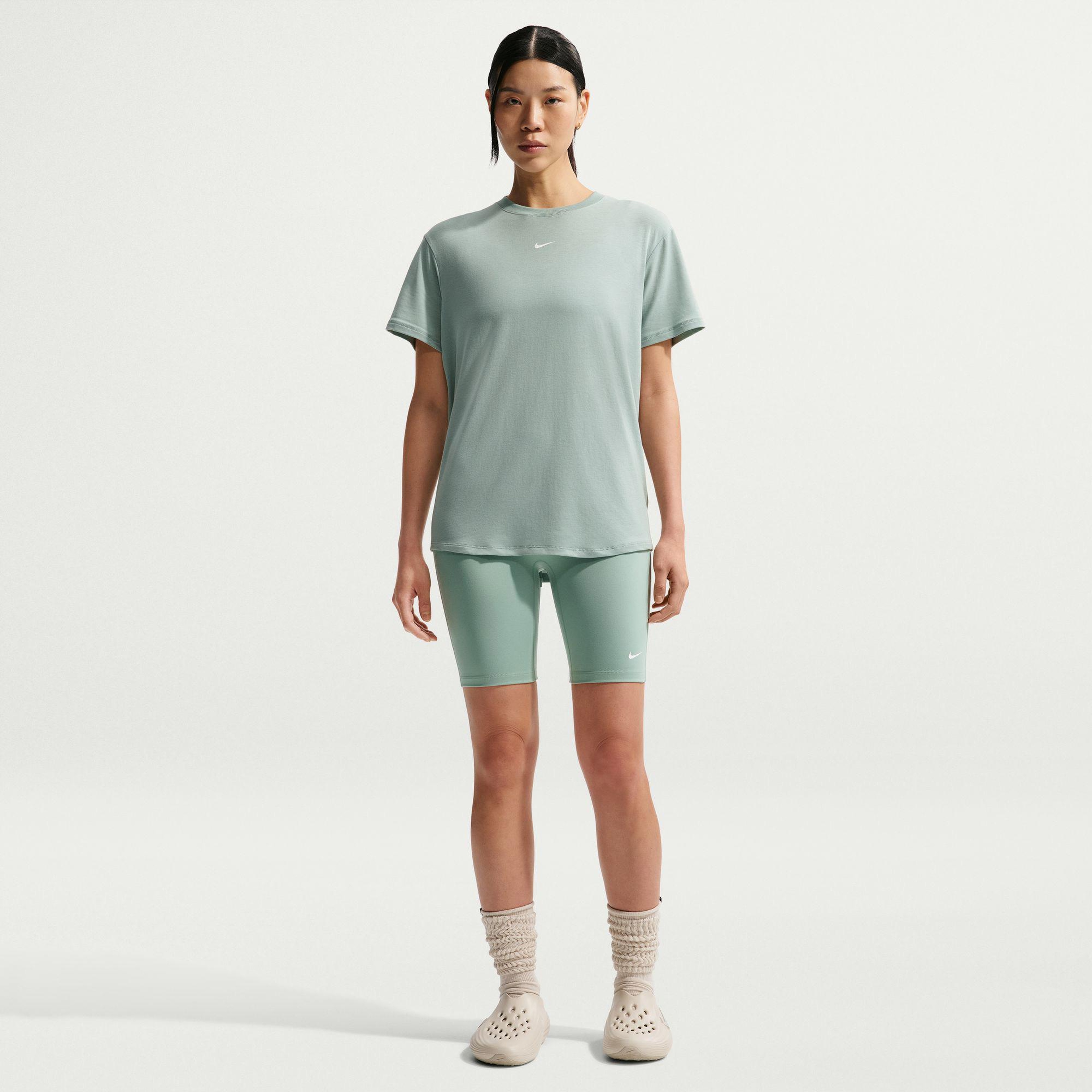 Nike Dri-Fit One High Rise 20 cm Kadın Yeşil Kısa Tayt