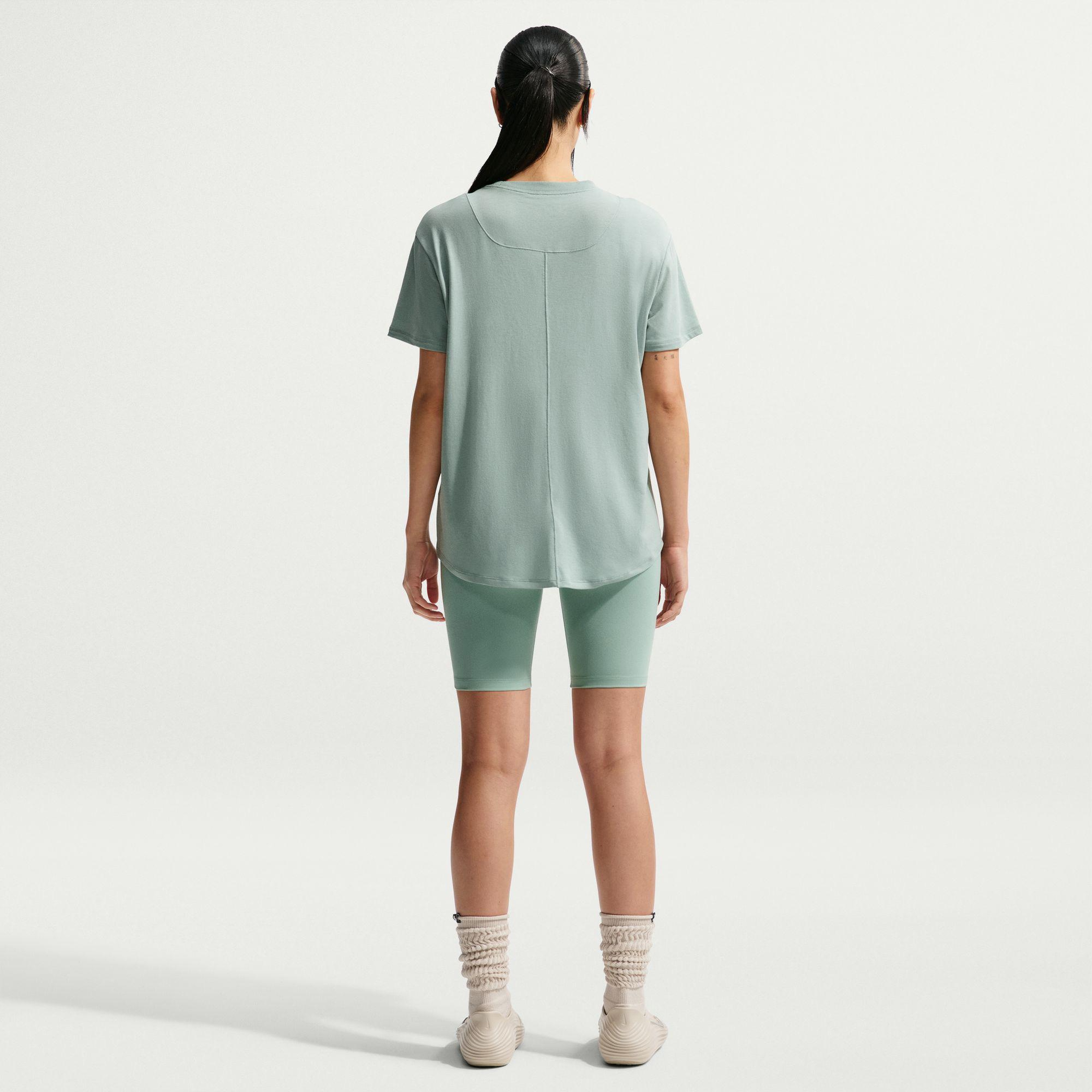 Nike Dri-Fit One High Rise 20 cm Kadın Yeşil Kısa Tayt