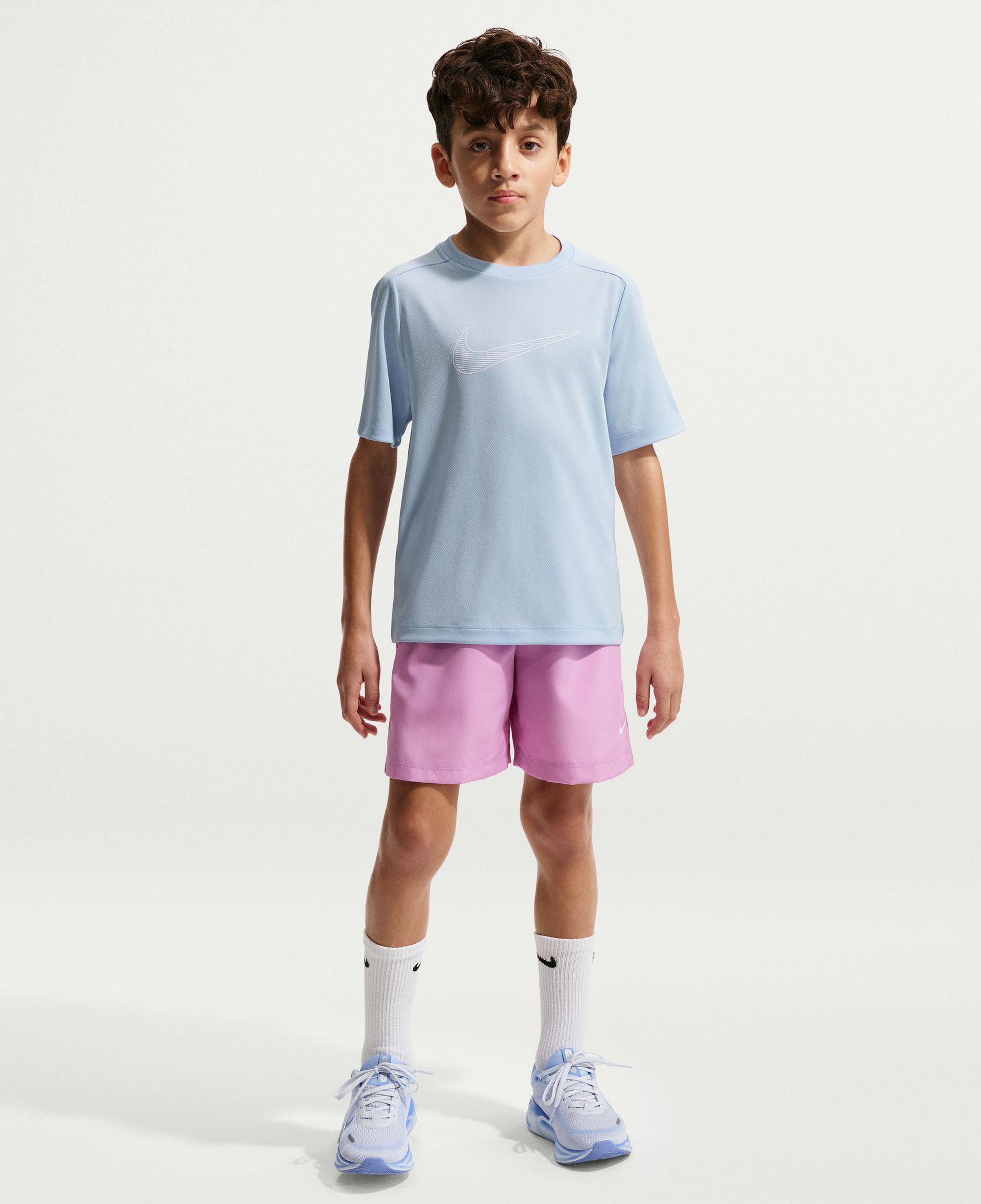 Nike Dri-Fit Multi Çocuk Mavi T-Shirt