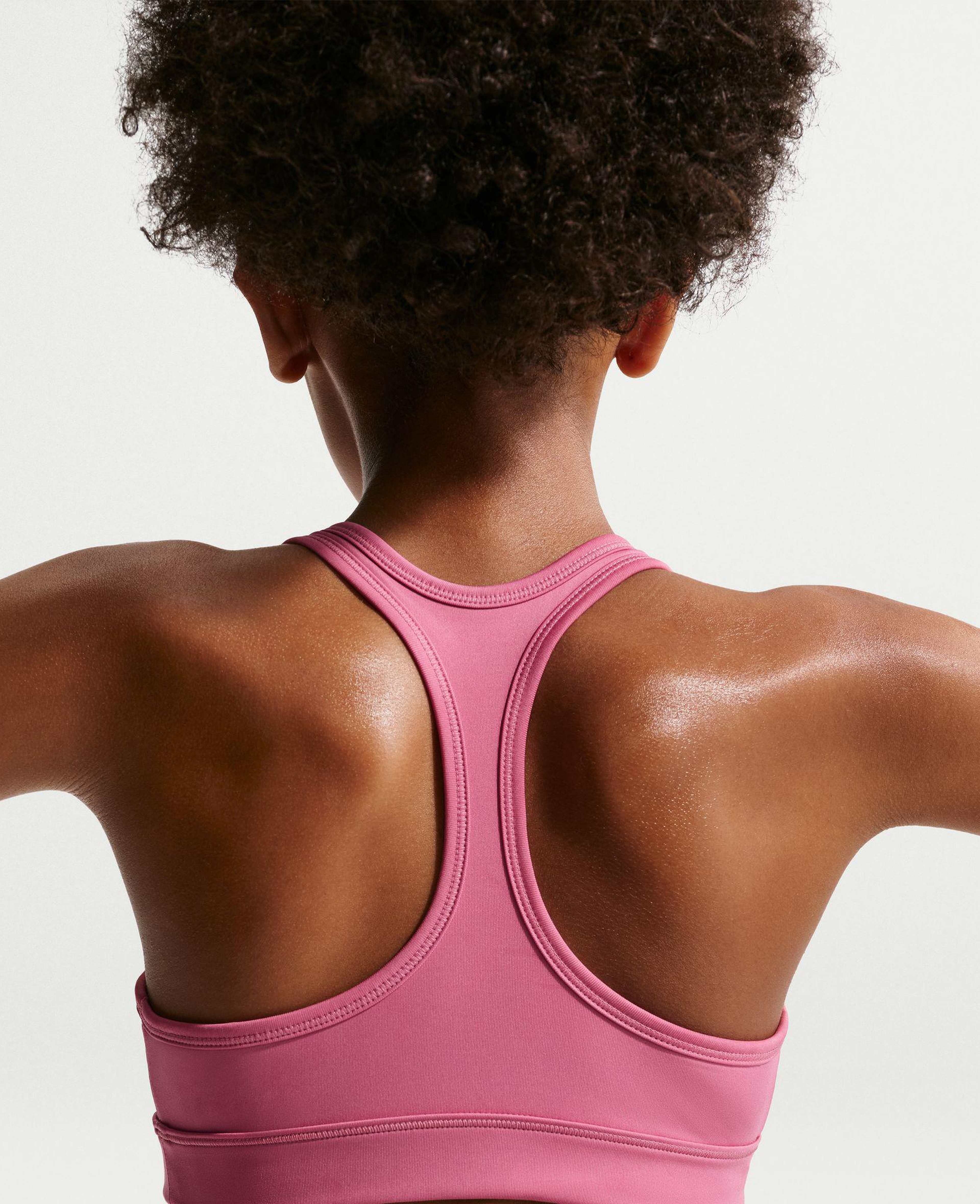 Nike Dri-Fit Swoosh Çocuk Pembe Bra