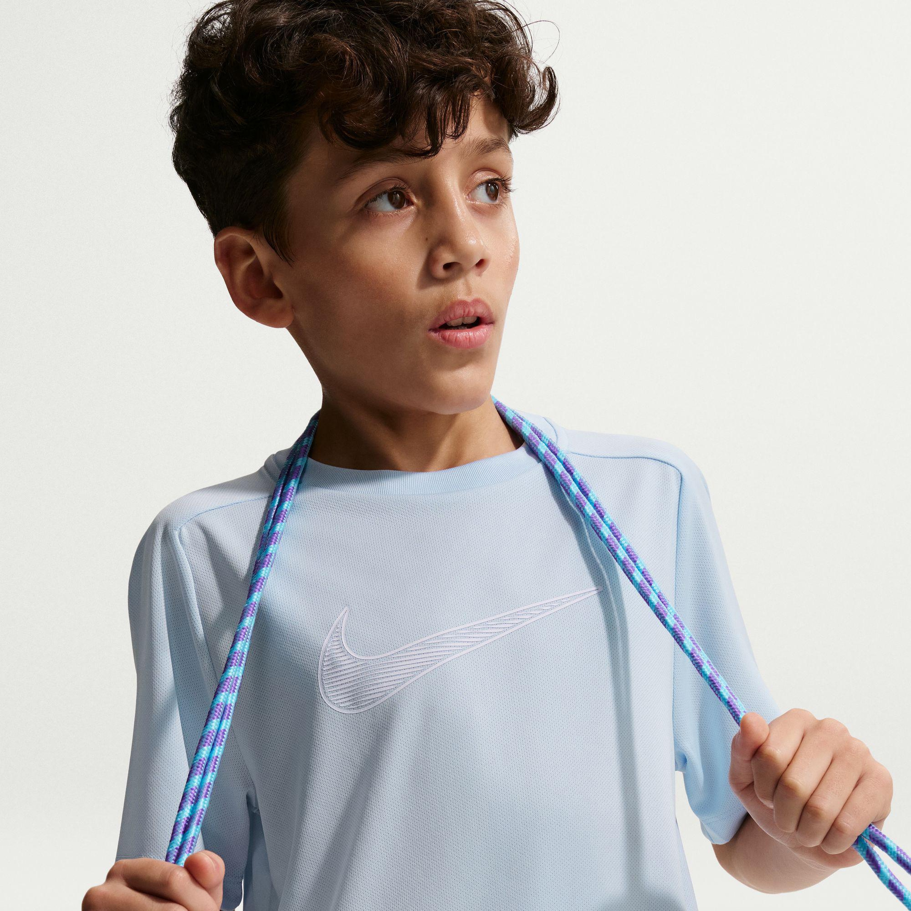 Nike Dri-Fit Multi Çocuk Mavi T-Shirt