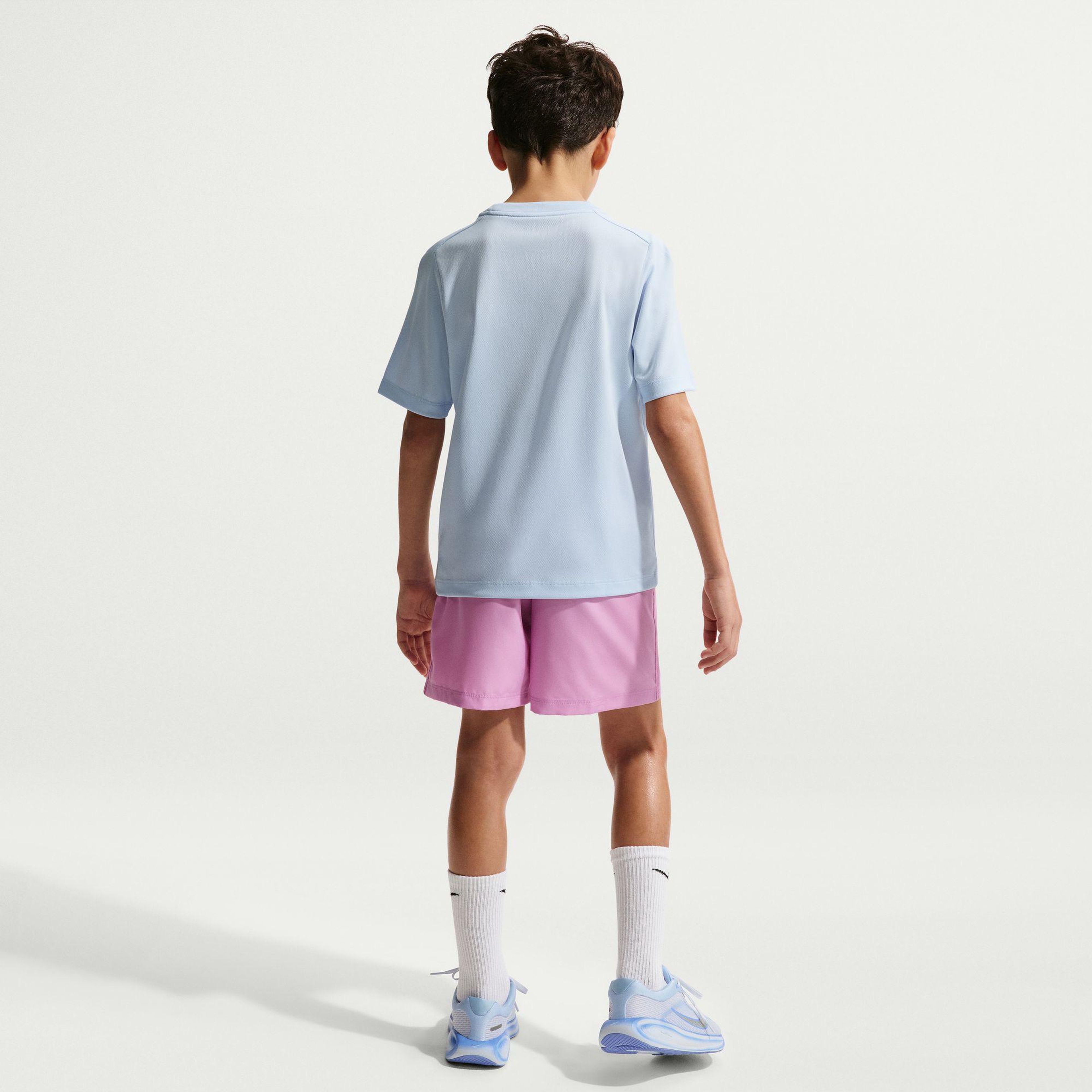 Nike Dri-Fit Multi Çocuk Mavi T-Shirt