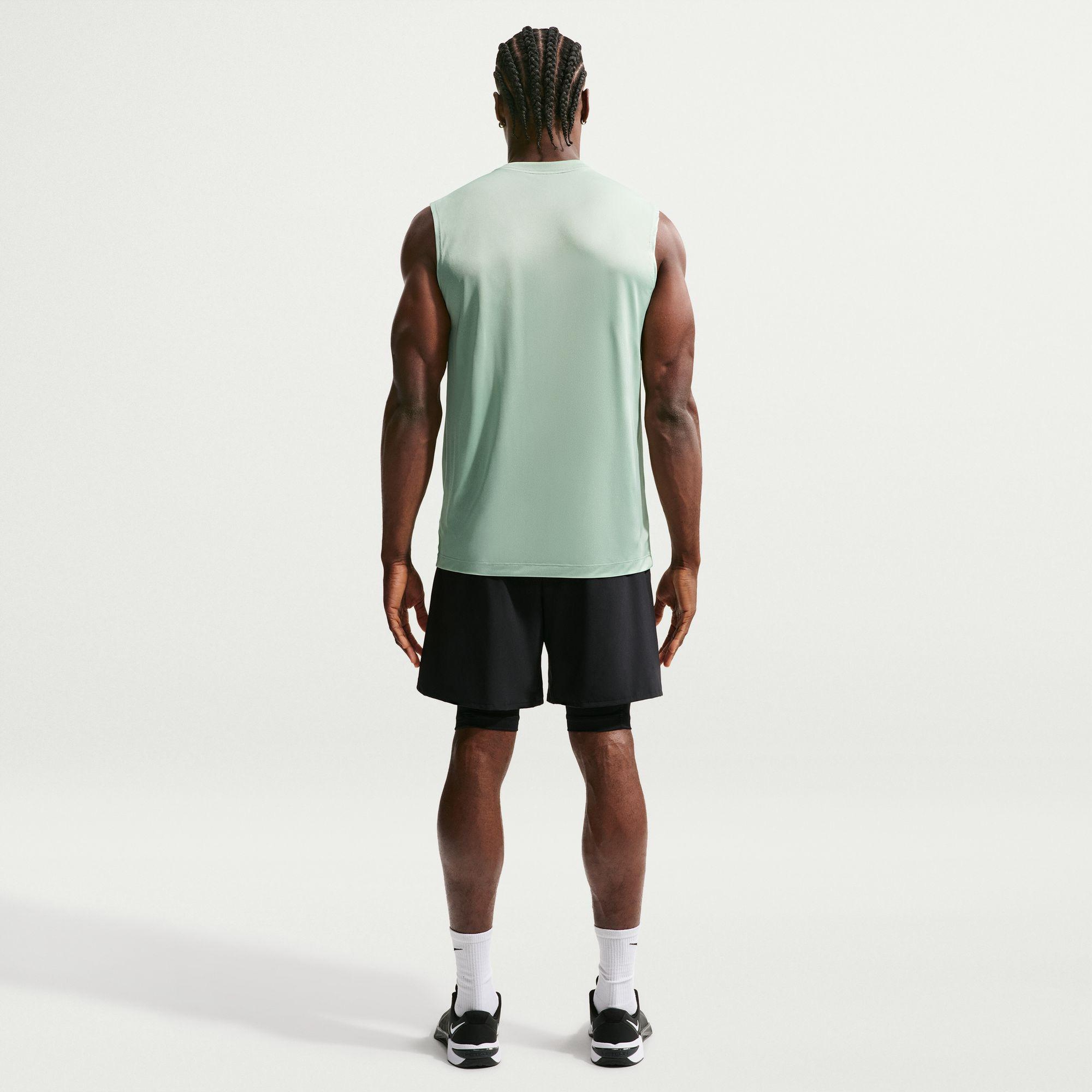 Nike Dri-Fit Legend Erkek Yeşil Kolsuz T-Shirt