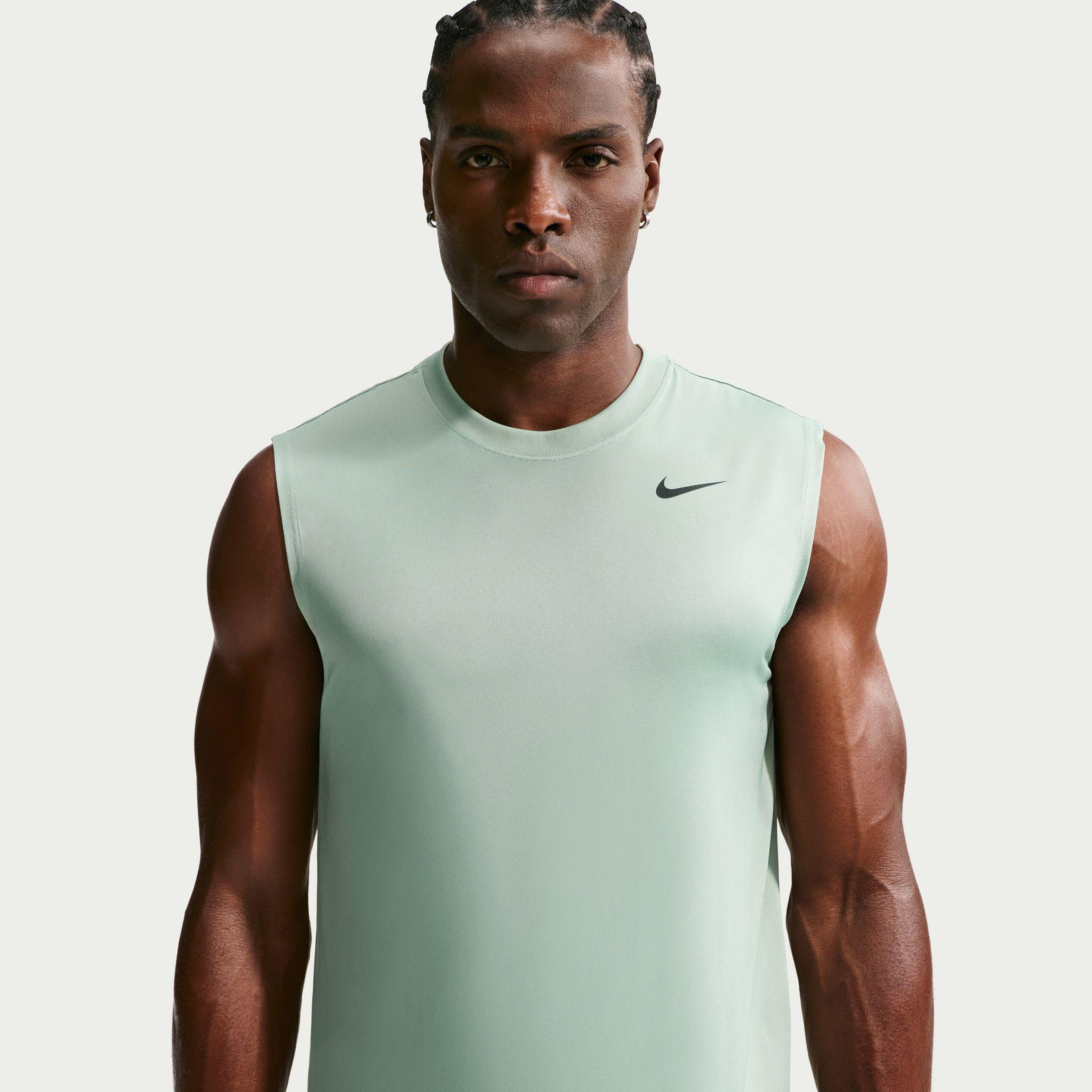 Nike Dri-Fit Legend Erkek Yeşil Kolsuz T-Shirt