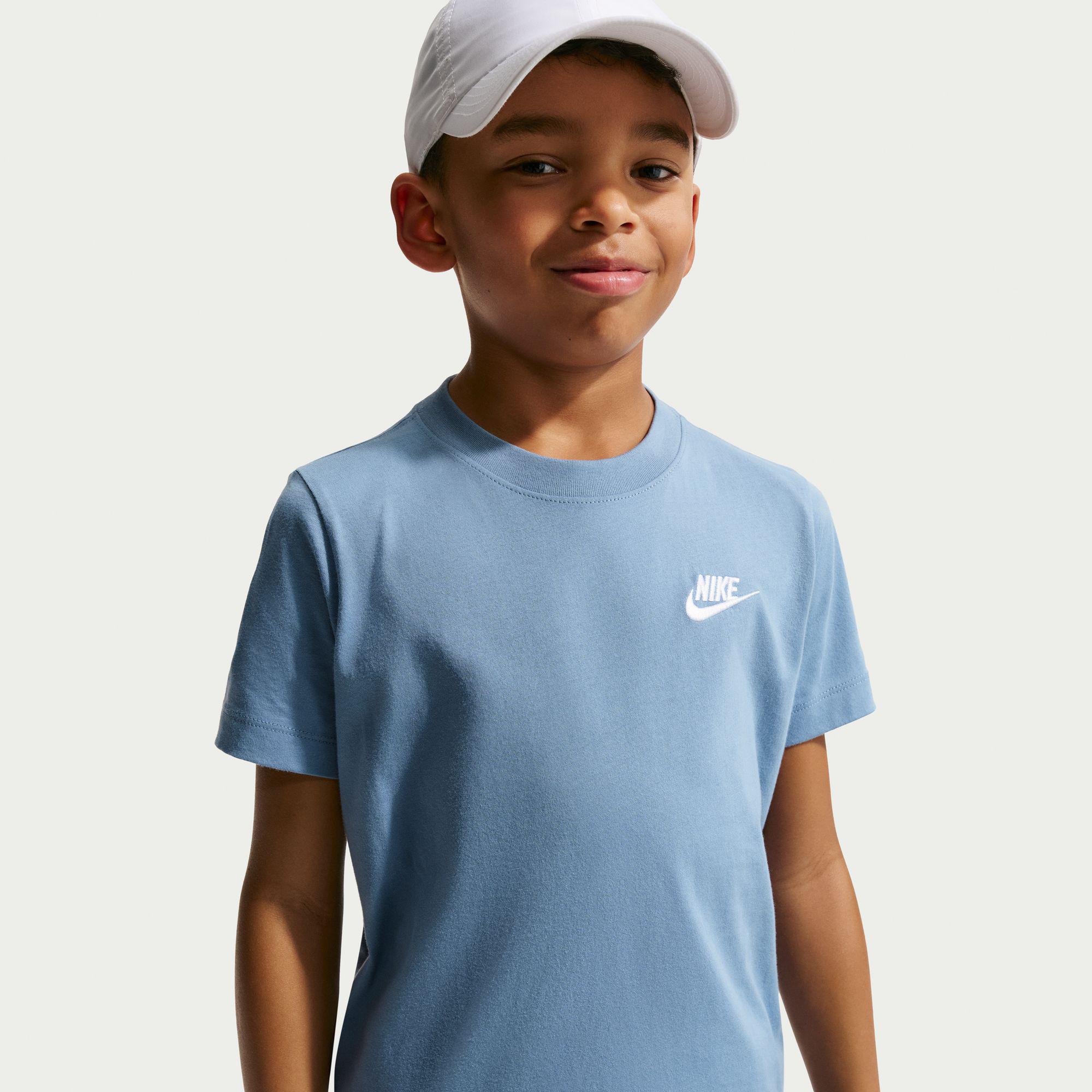Nike Sportswear Embroidered Futura Çocuk Mavi T-Shirt