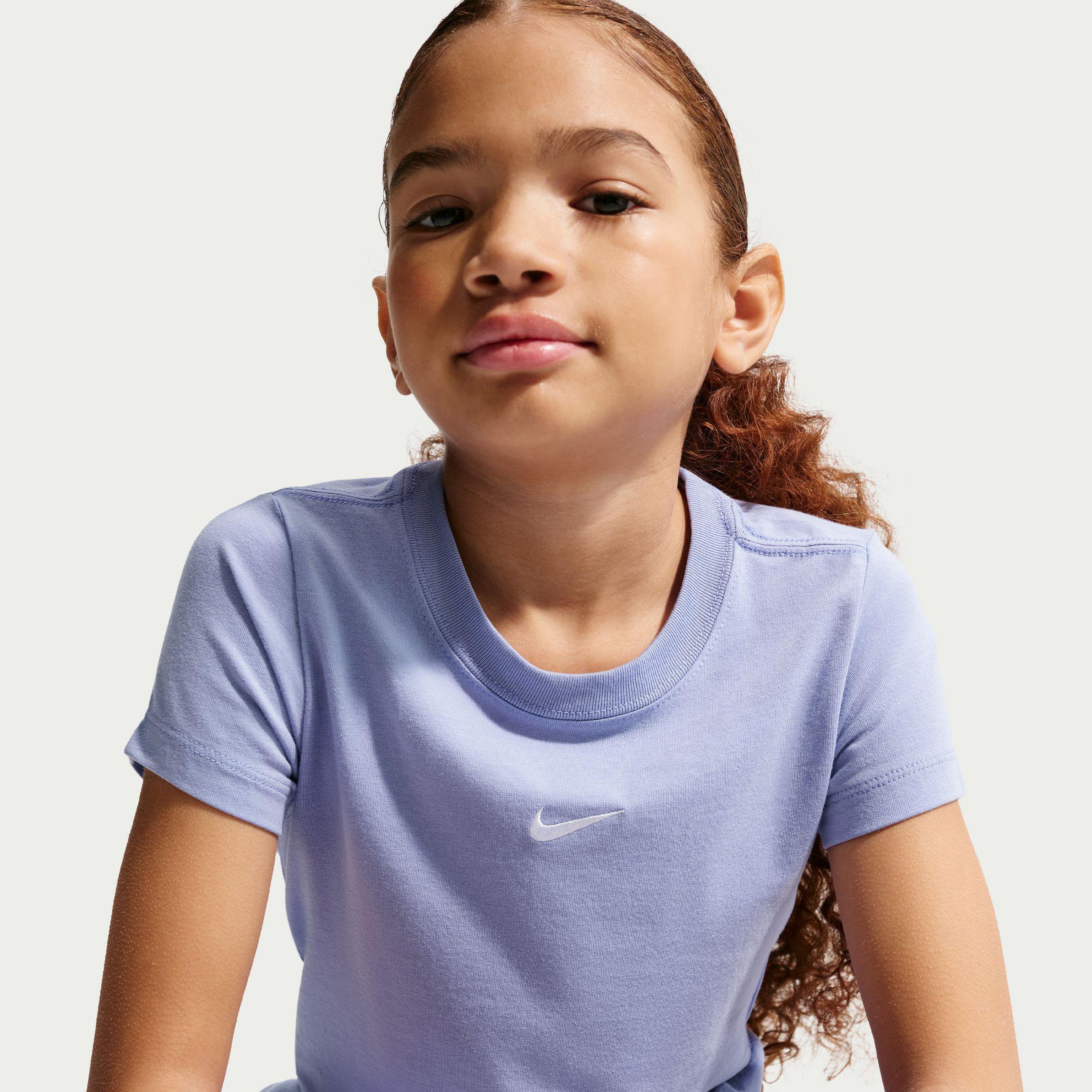 Nike Sportswear Çocuk Lila Crop T-Shirt