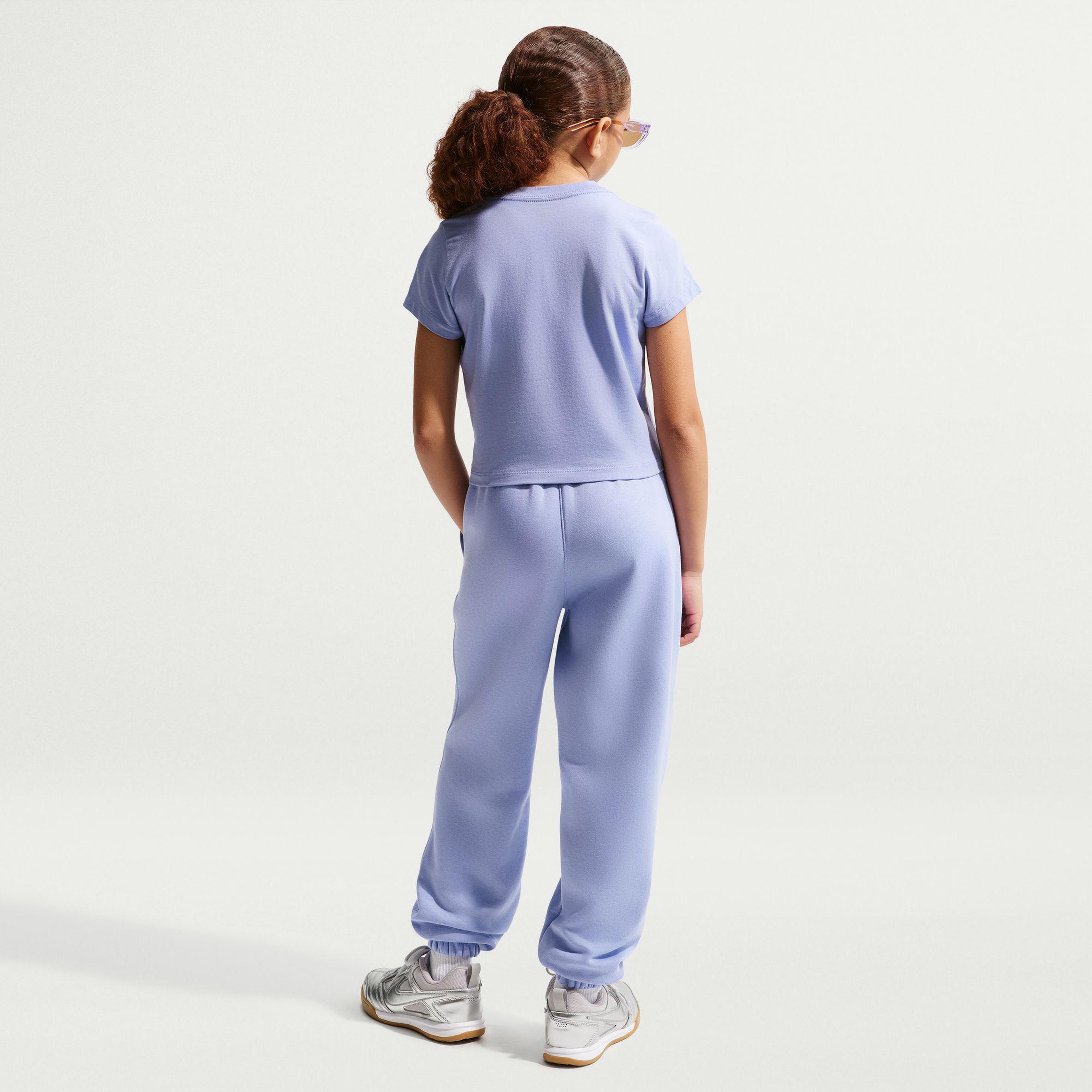 Nike Sportswear Çocuk Lila Crop T-Shirt