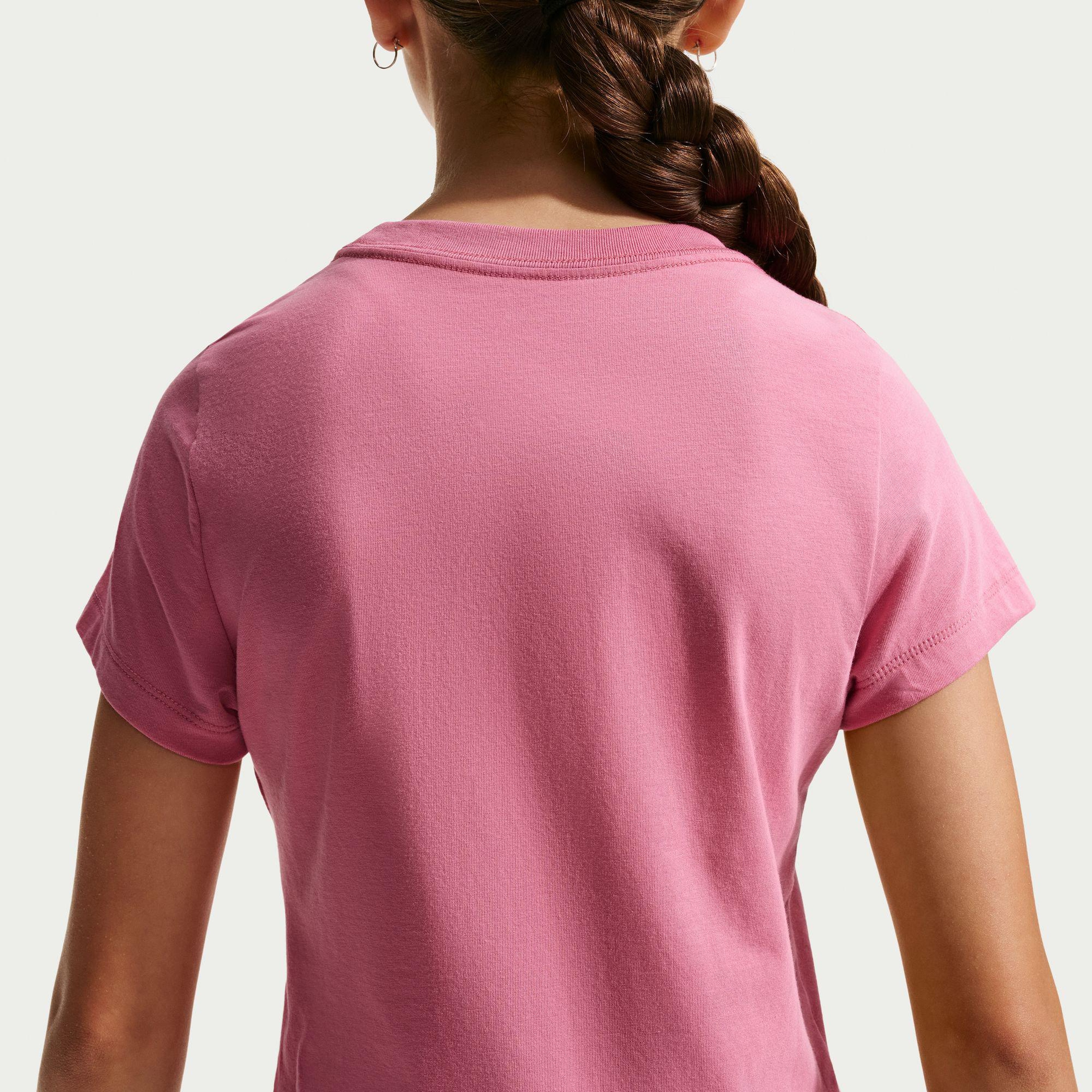 Nike Sportswear Çocuk Pembe Crop T-Shirt