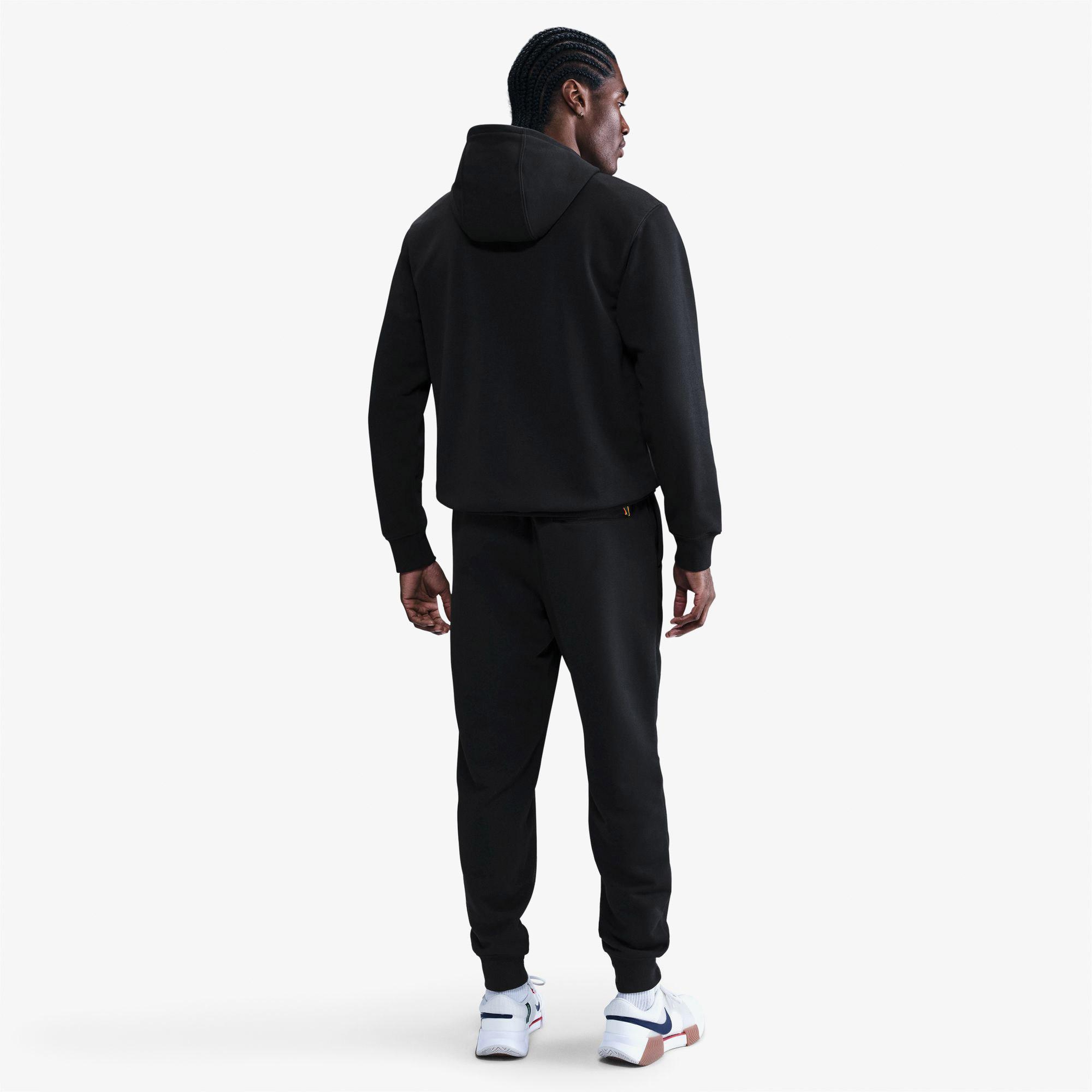 Nike Court Dri-Fit Heritage Fleece Erkek Siyah Sweatshırt