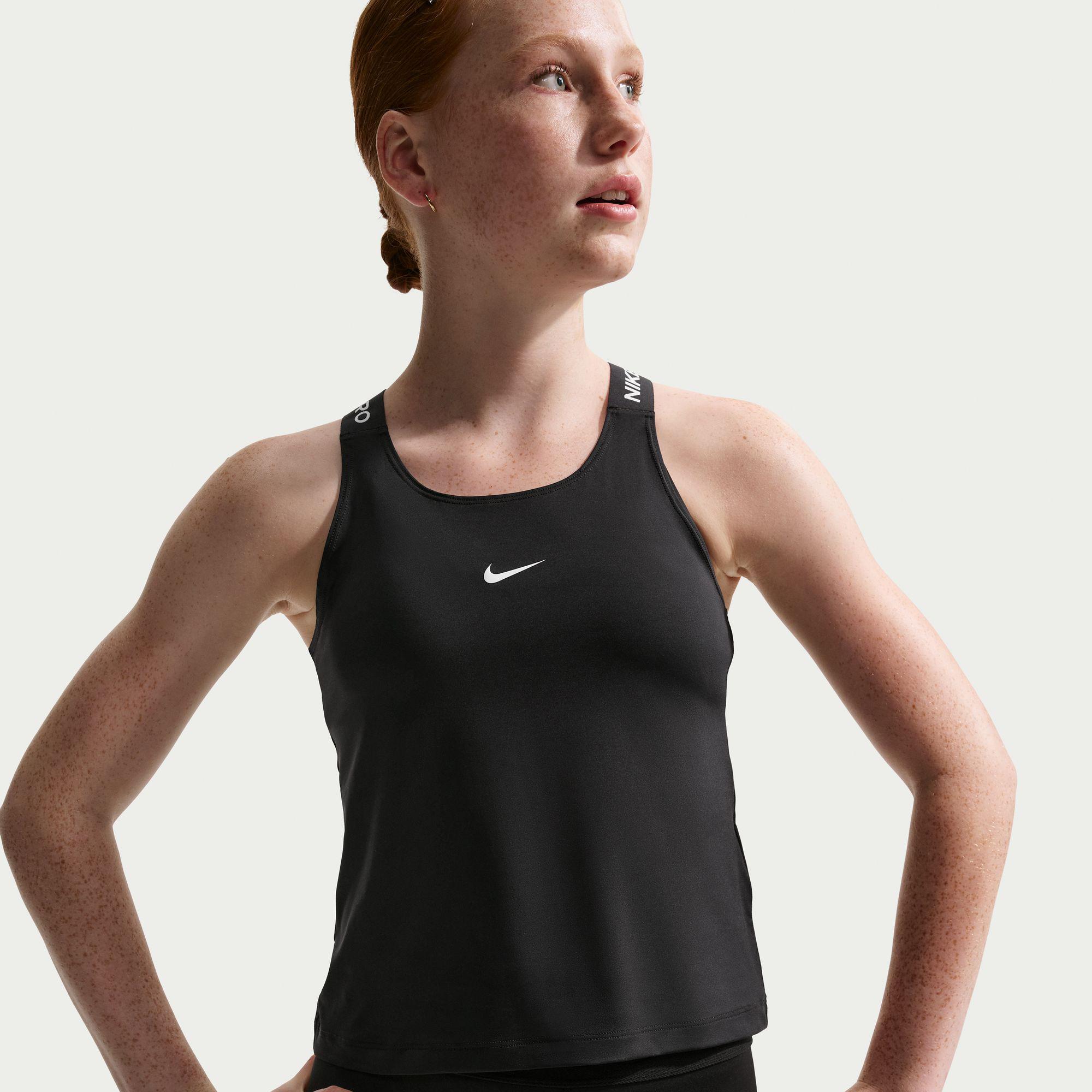 Nike Pro Dri-Fit Çocuk Siyah Kolsuz T-Shirt