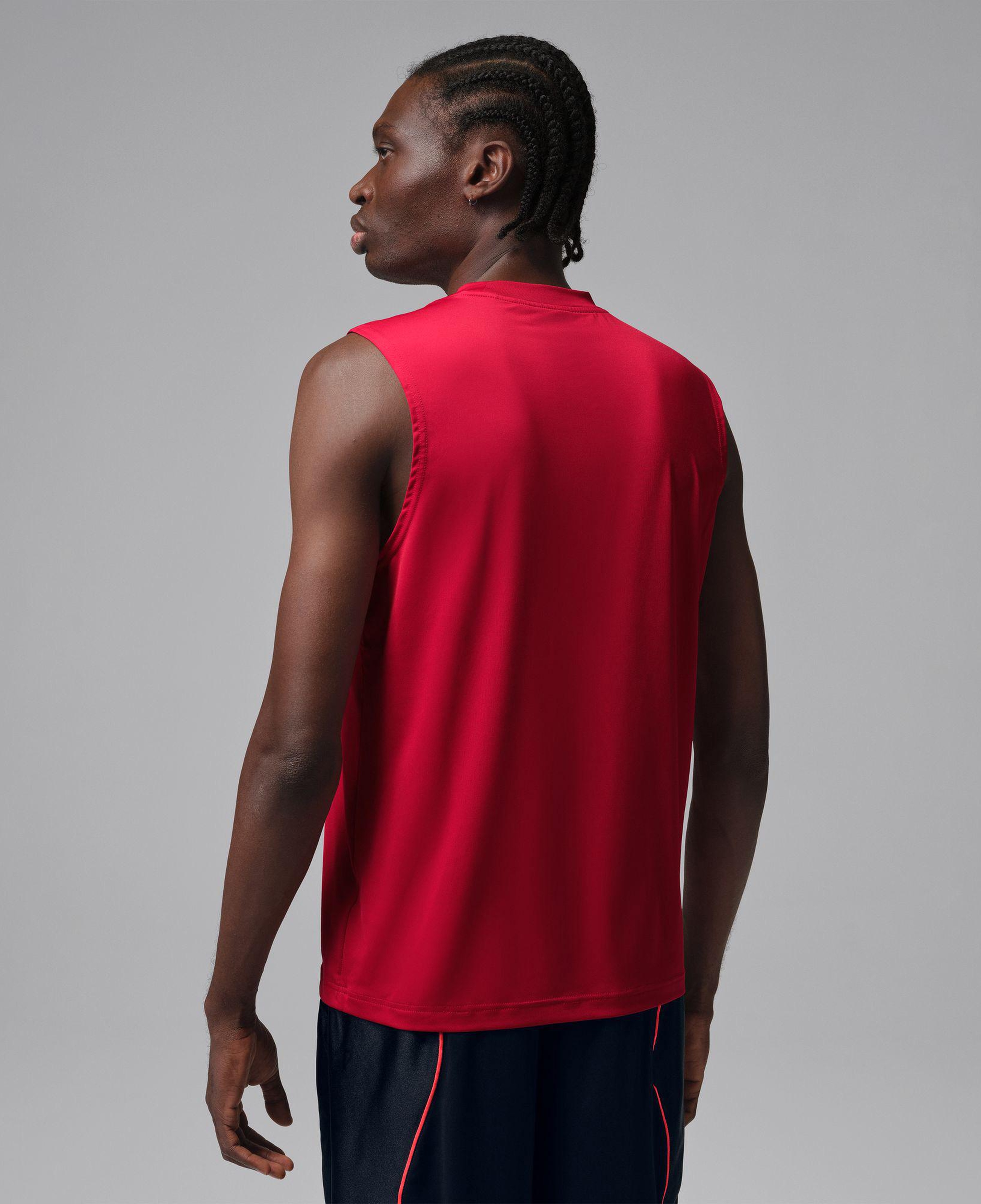 Jordan Dri-Fit Sport Essentials Erkek Kırmızı Kolsuz T-Shirt