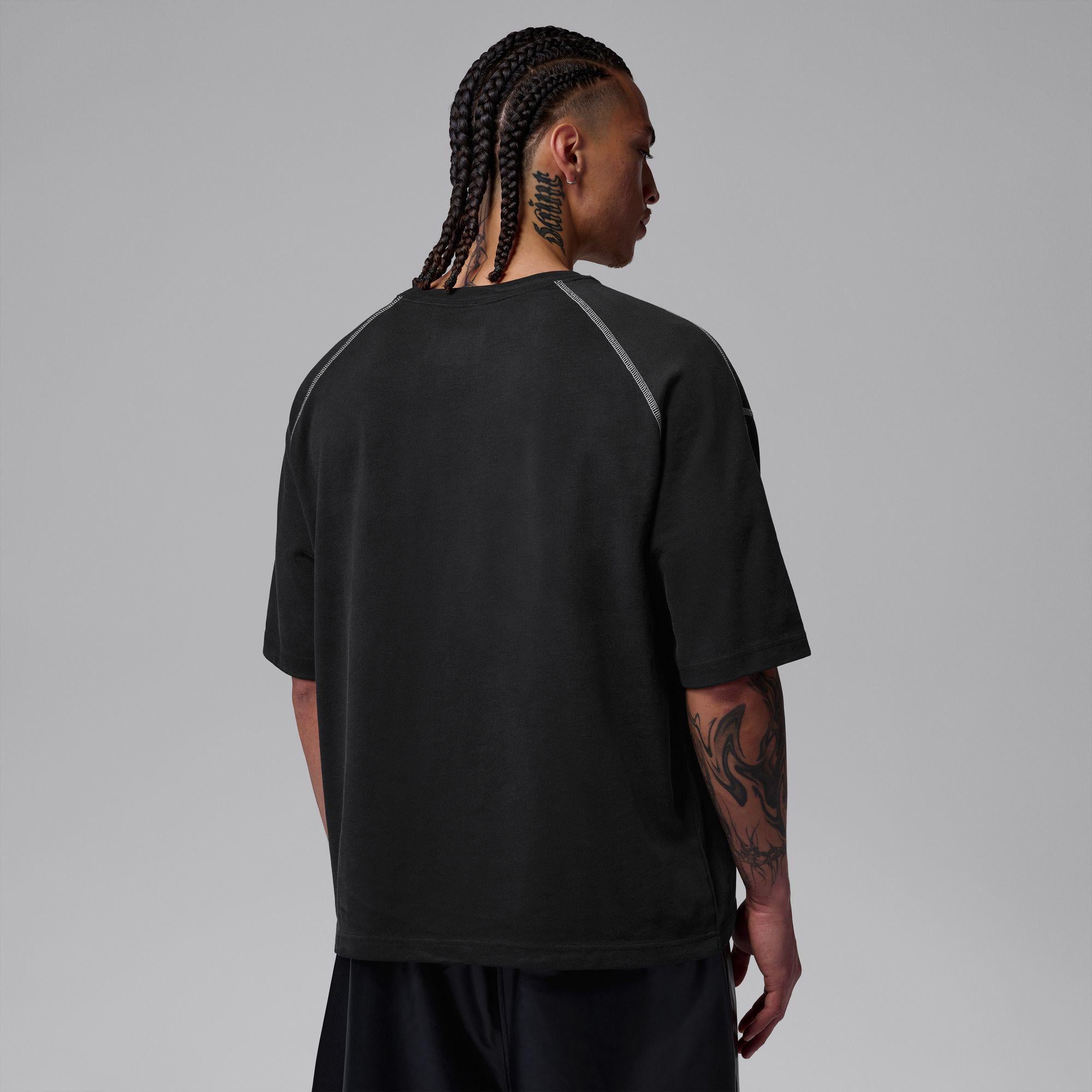 Jordan Flight Heavyweight Erkek Siyah T-Shirt