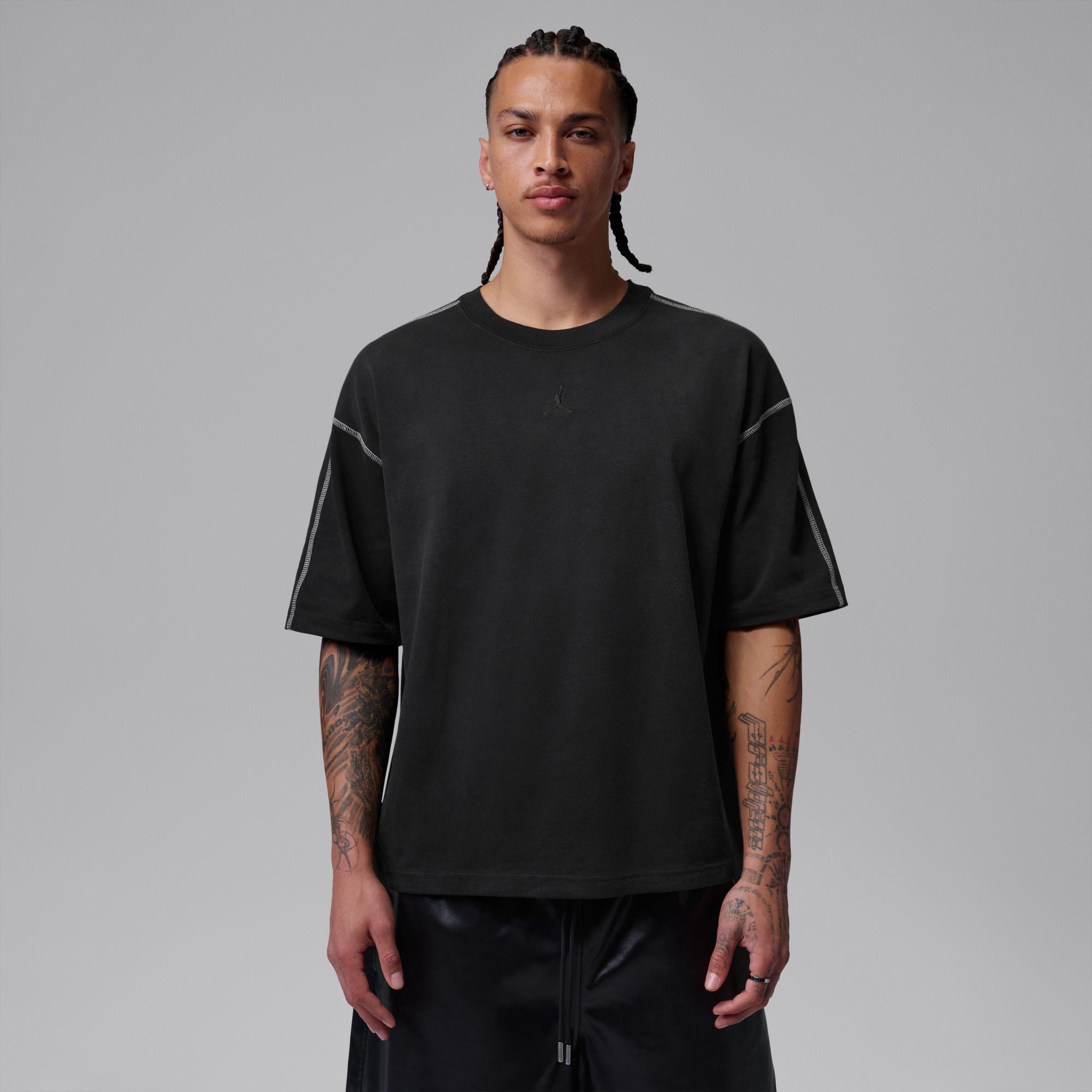 Jordan Flight Heavyweight Erkek Siyah T-Shirt