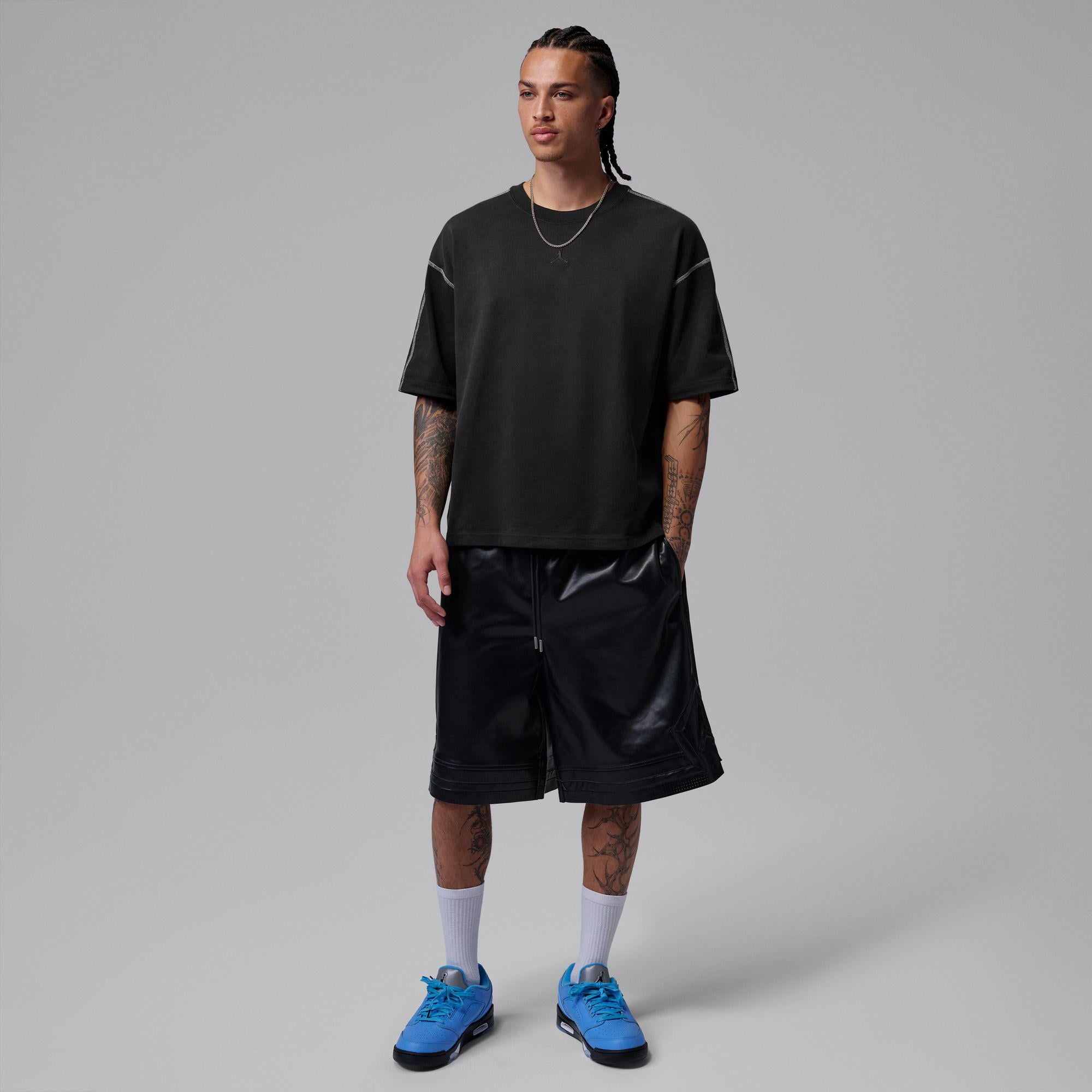 Jordan Flight Heavyweight Erkek Siyah T-Shirt