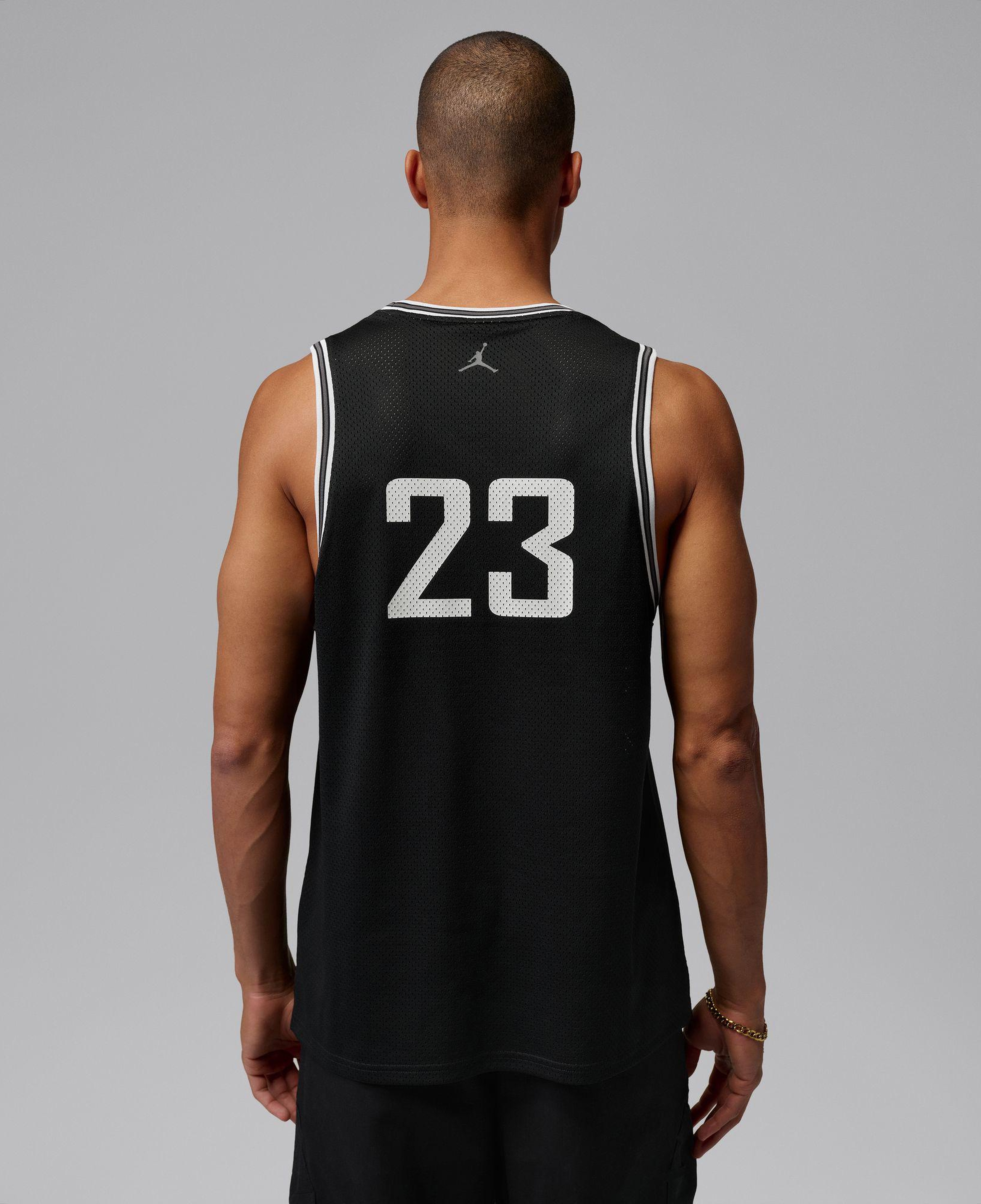 Jordan Brooklyn Mesh Jersey Erkek Siyah Kolsuz T-Shirt