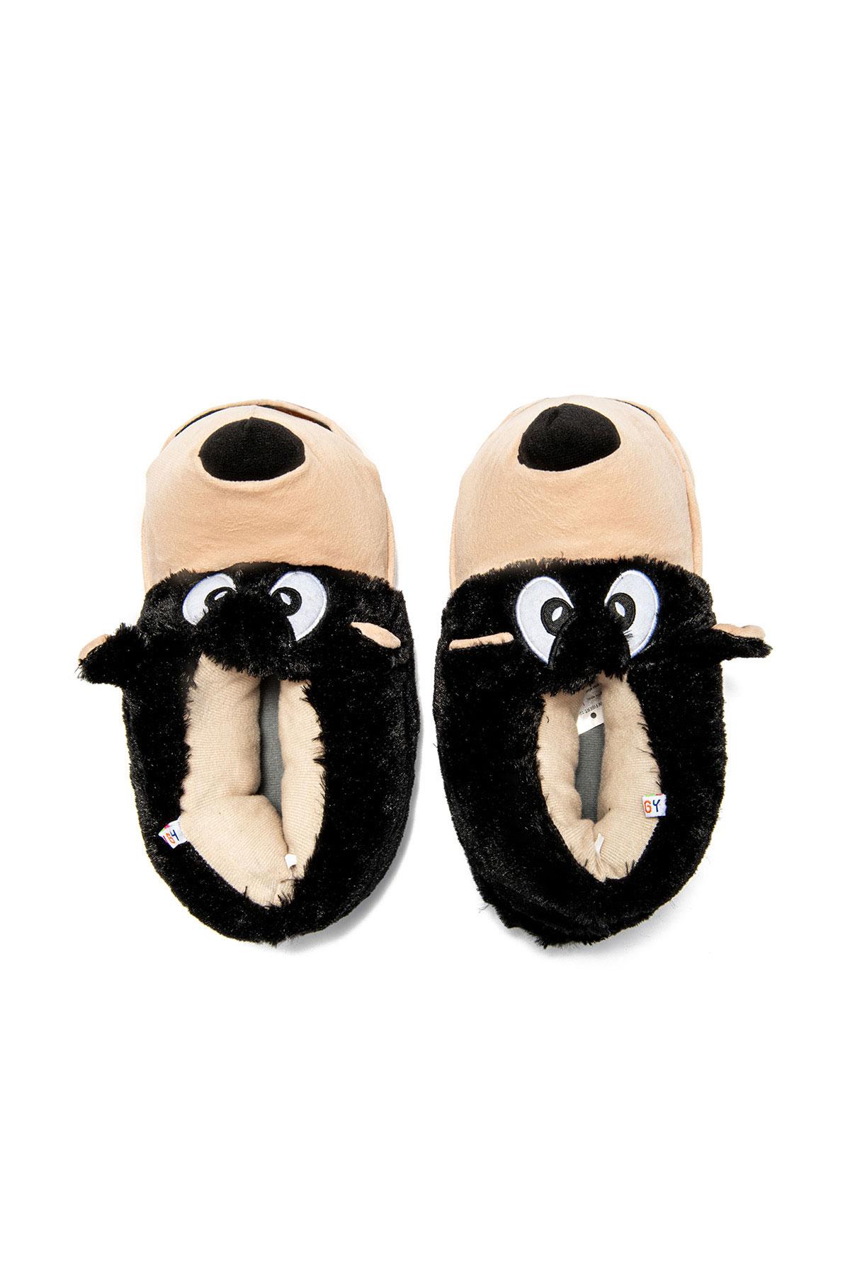 Spike Erkek Hayvanlı Panduf Siyah 41/46
