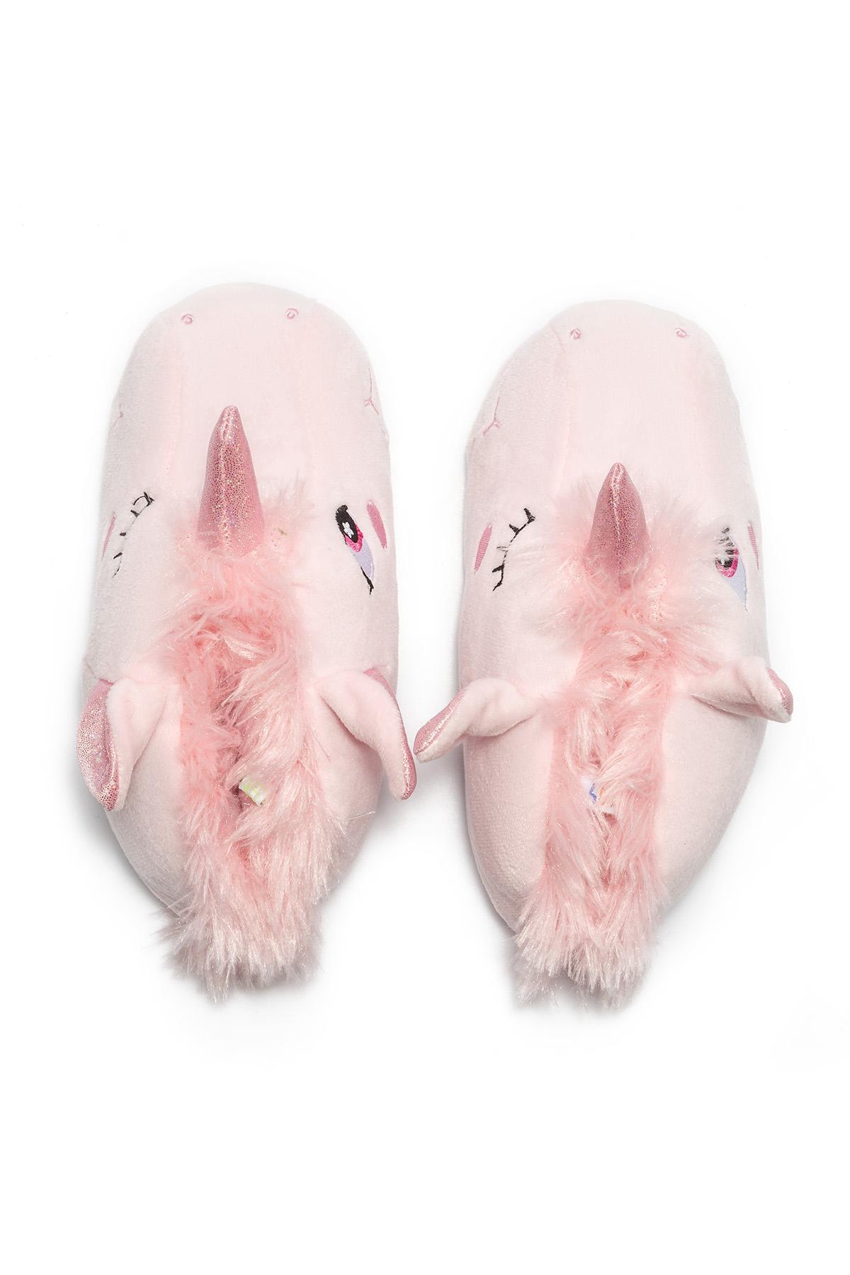 Pinky Çocuk Hayvanlı Panduf Pembe 30/35