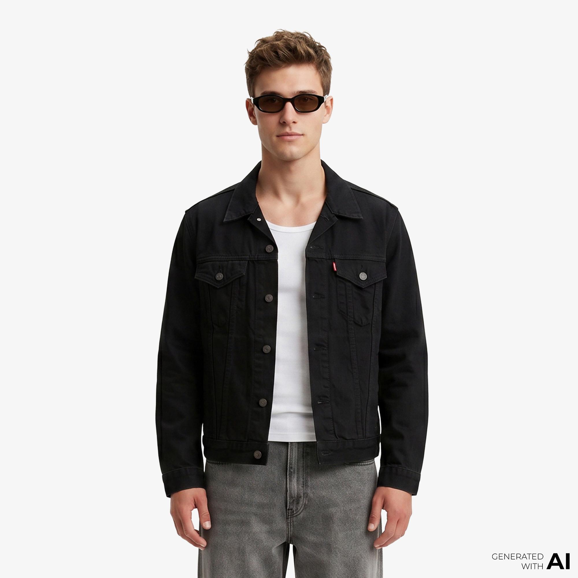 Levi's The Trucker Night Siyah Erkek Ceket