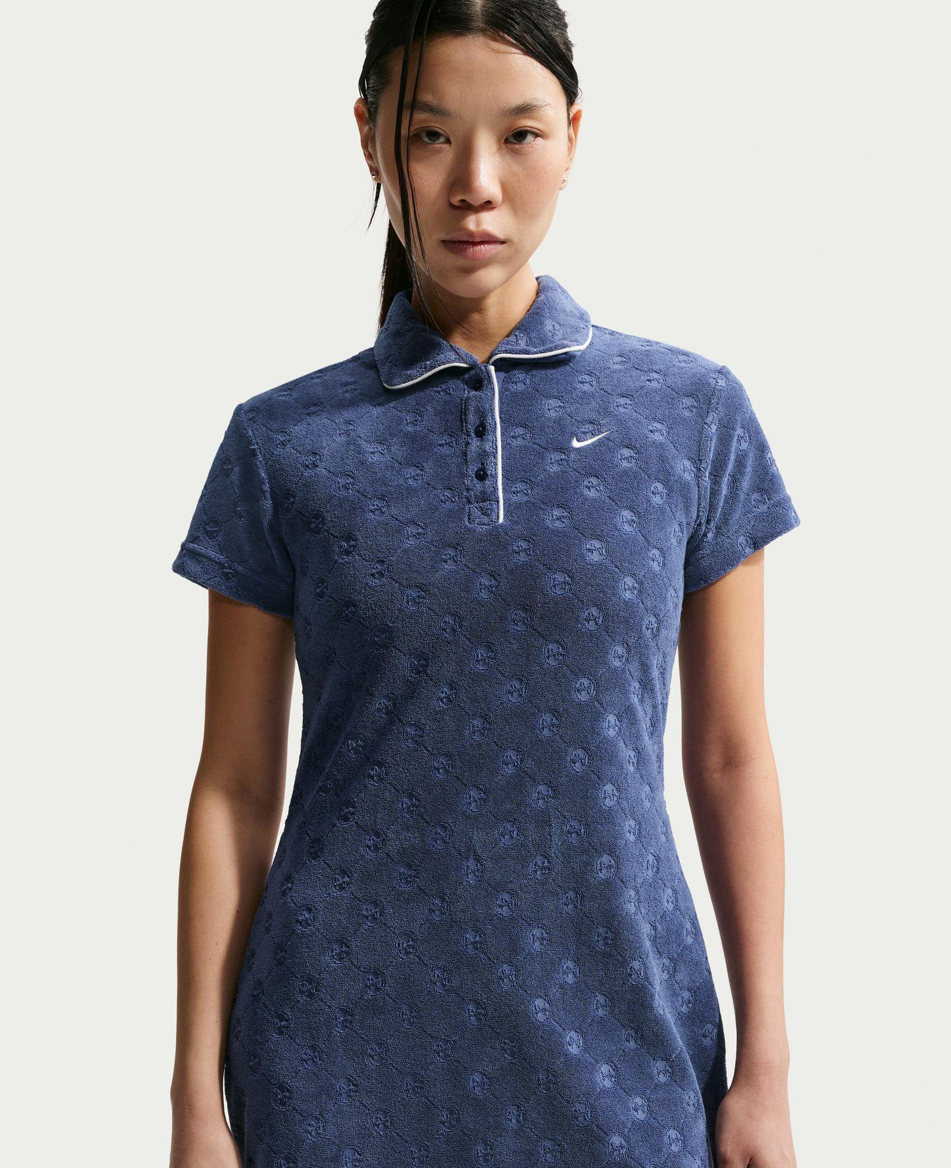 Nike Sportswear Chill Terry Kadın Mavi Elbise