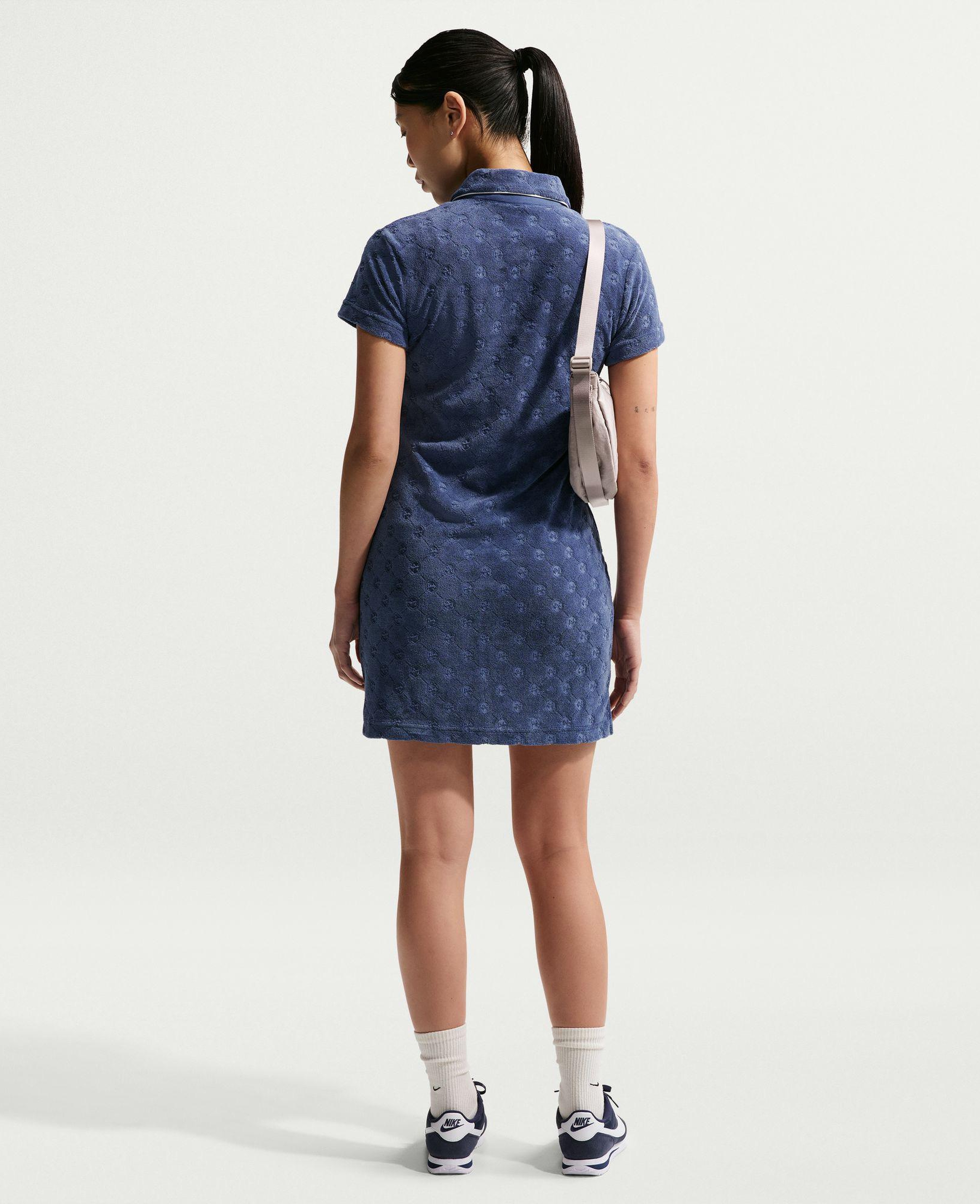 Nike Sportswear Chill Terry Kadın Mavi Elbise