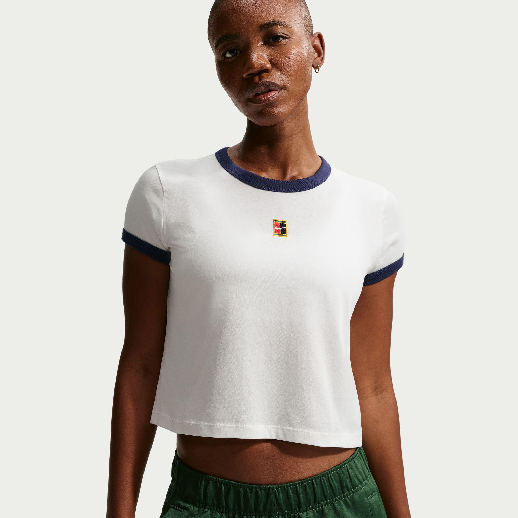 Nike Heritage Racquet Club Mod Kadın Beyaz T-Shirt