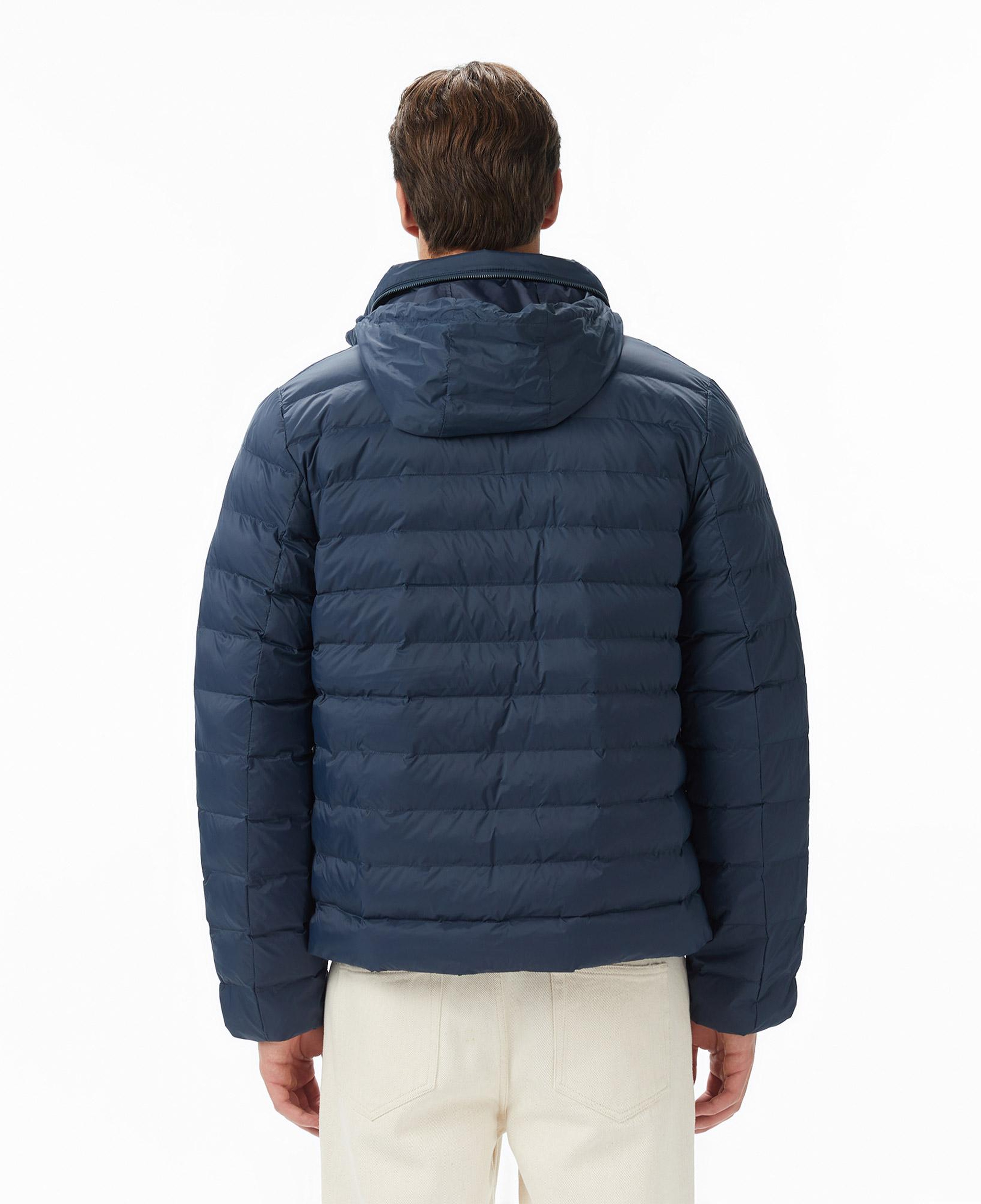 Calvin Klein Nylon Hooded Puffer Erkek Lacivert Mont