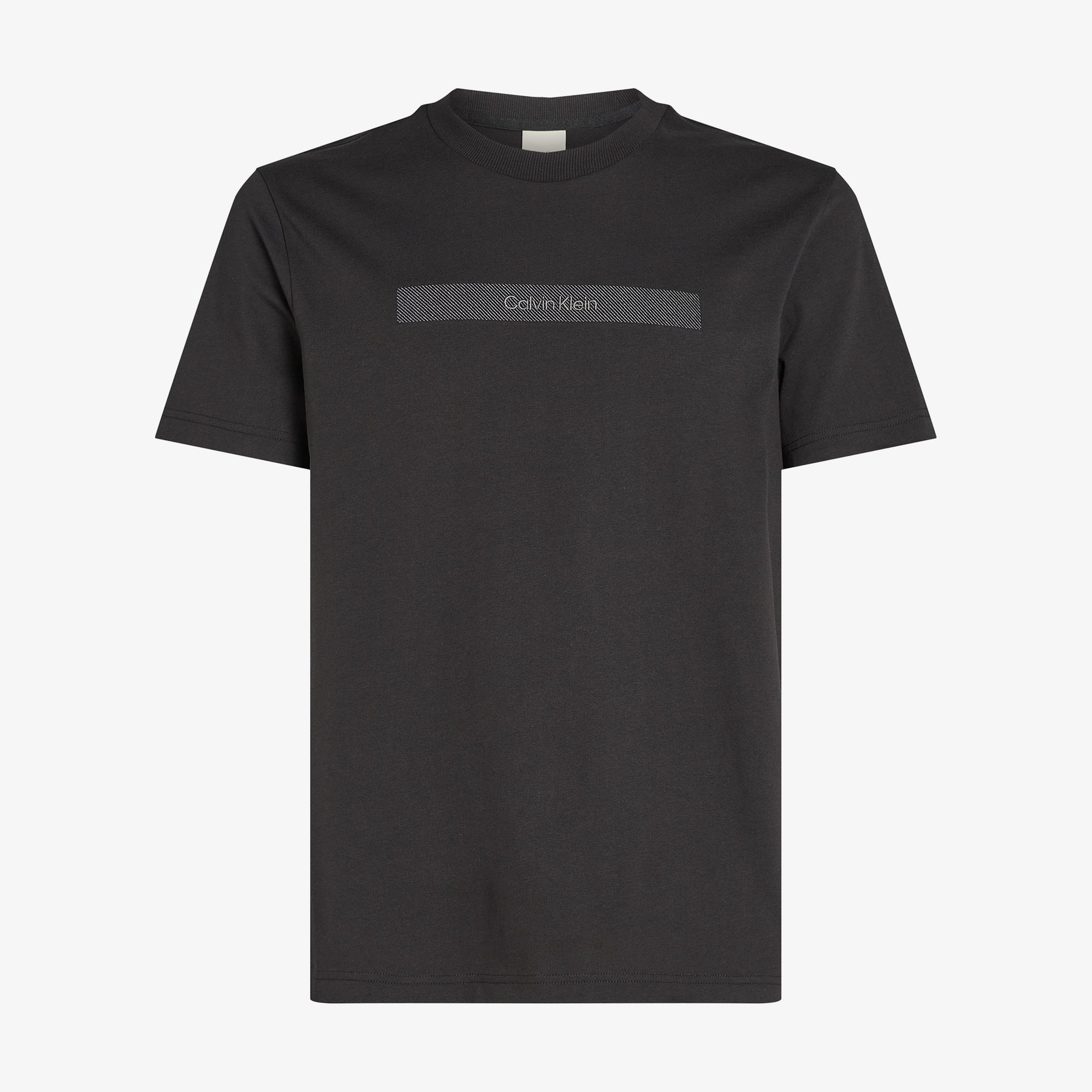 Calvin Klein Structured Embroidery Erkek Siyah T-Shirt