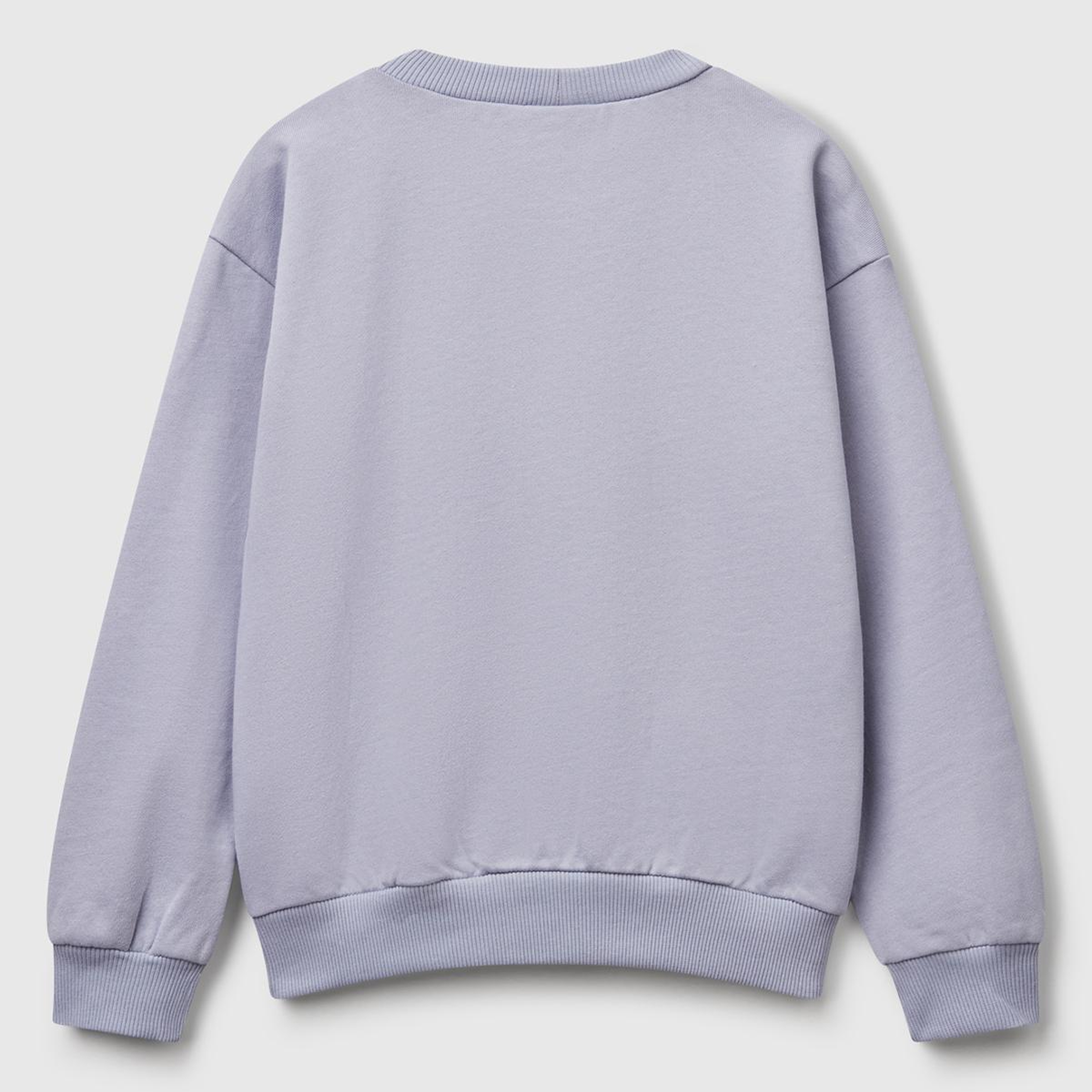 Kız Çocuk Lila Peanuts Baskılı Logo Etiketli Bisiklet Yaka Sweatshirt