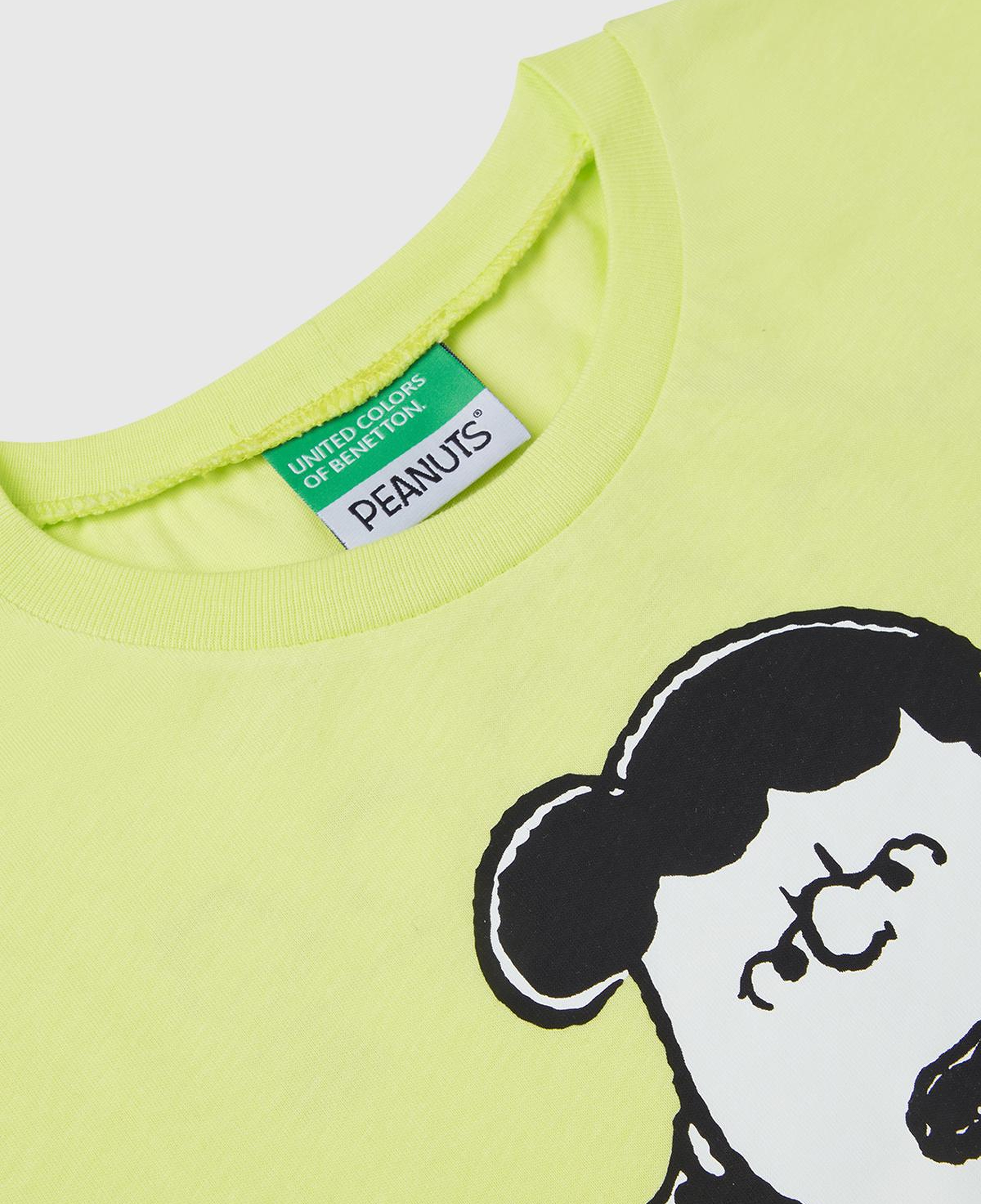 Kız Çocuk Sarı Peanuts Baskılı T-Shirt