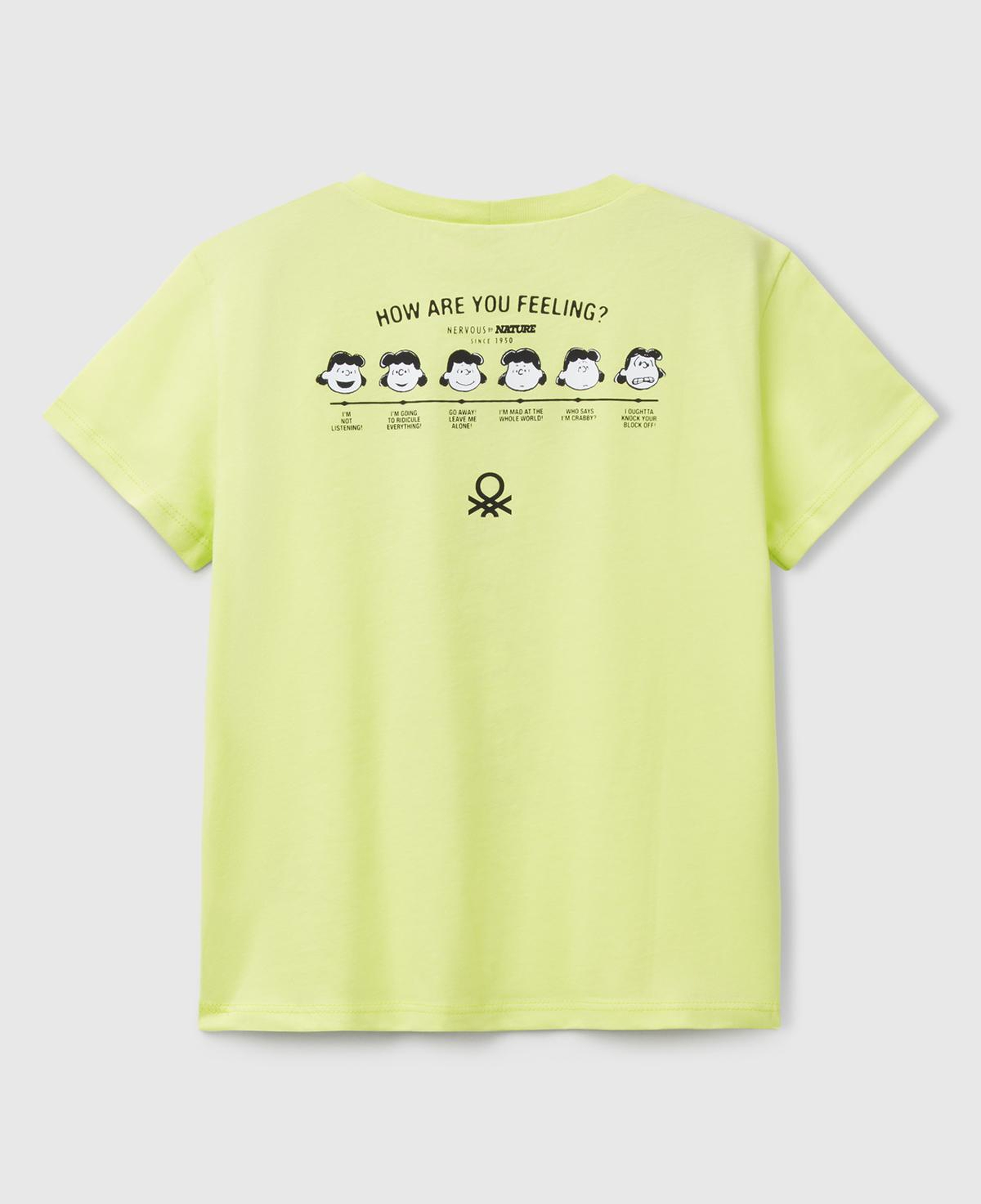 Kız Çocuk Sarı Peanuts Baskılı T-Shirt