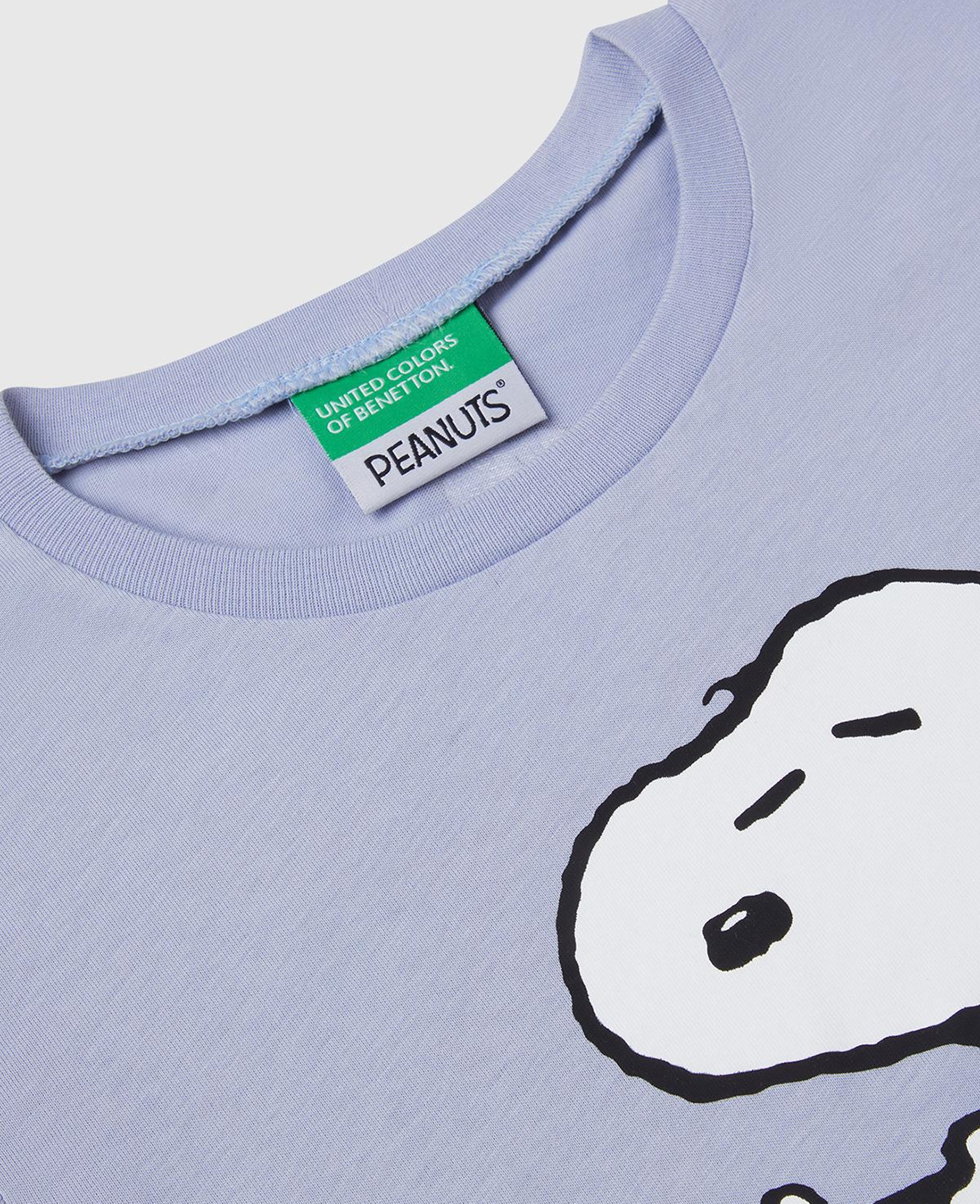 Kız Çocuk Lila Peanuts Baskılı T-Shirt