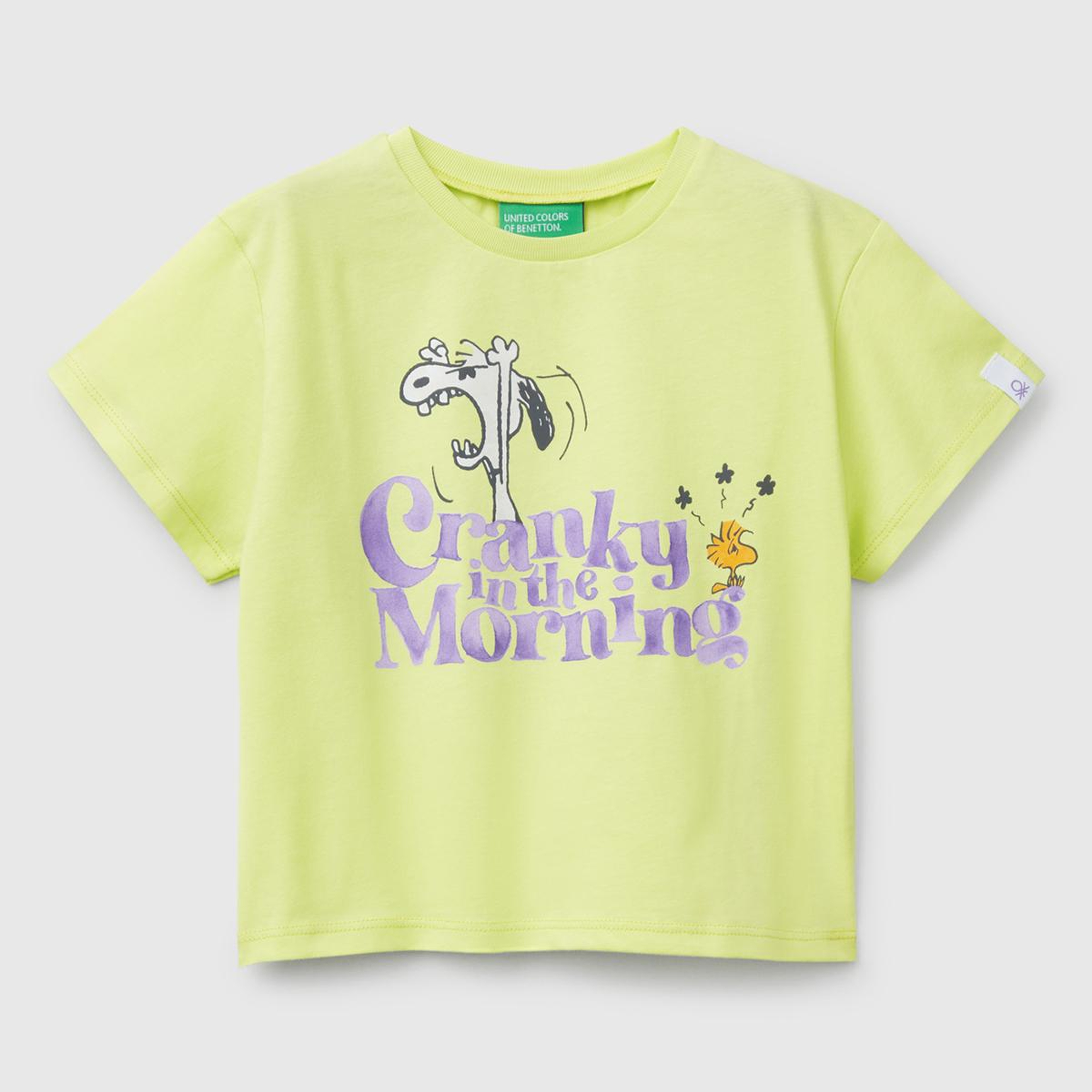Kız Çocuk Sarı Peanuts Baskılı T-Shirt