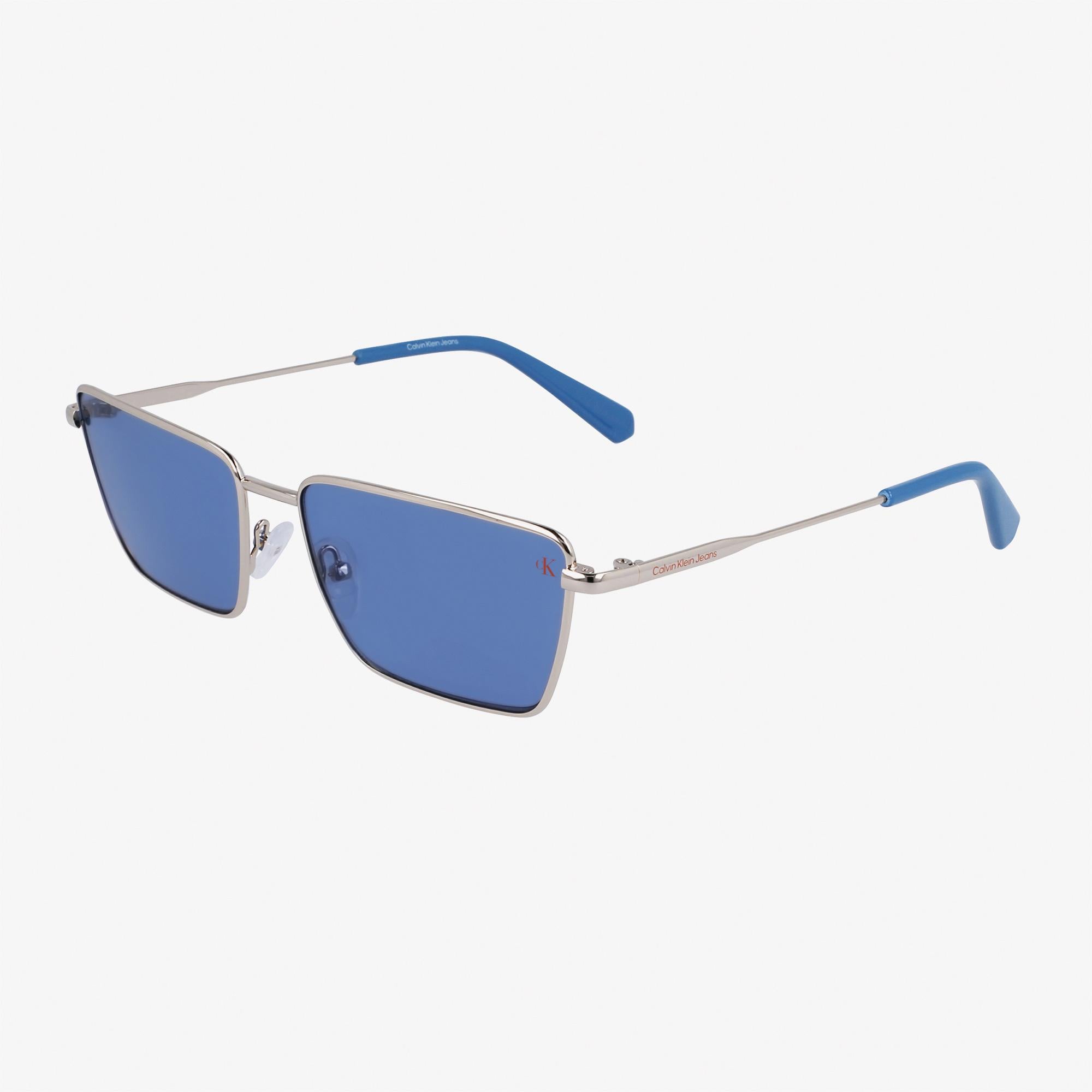Calvin Klein Jeans Unisex Gümüş Rengi Güneş Gözlüğü