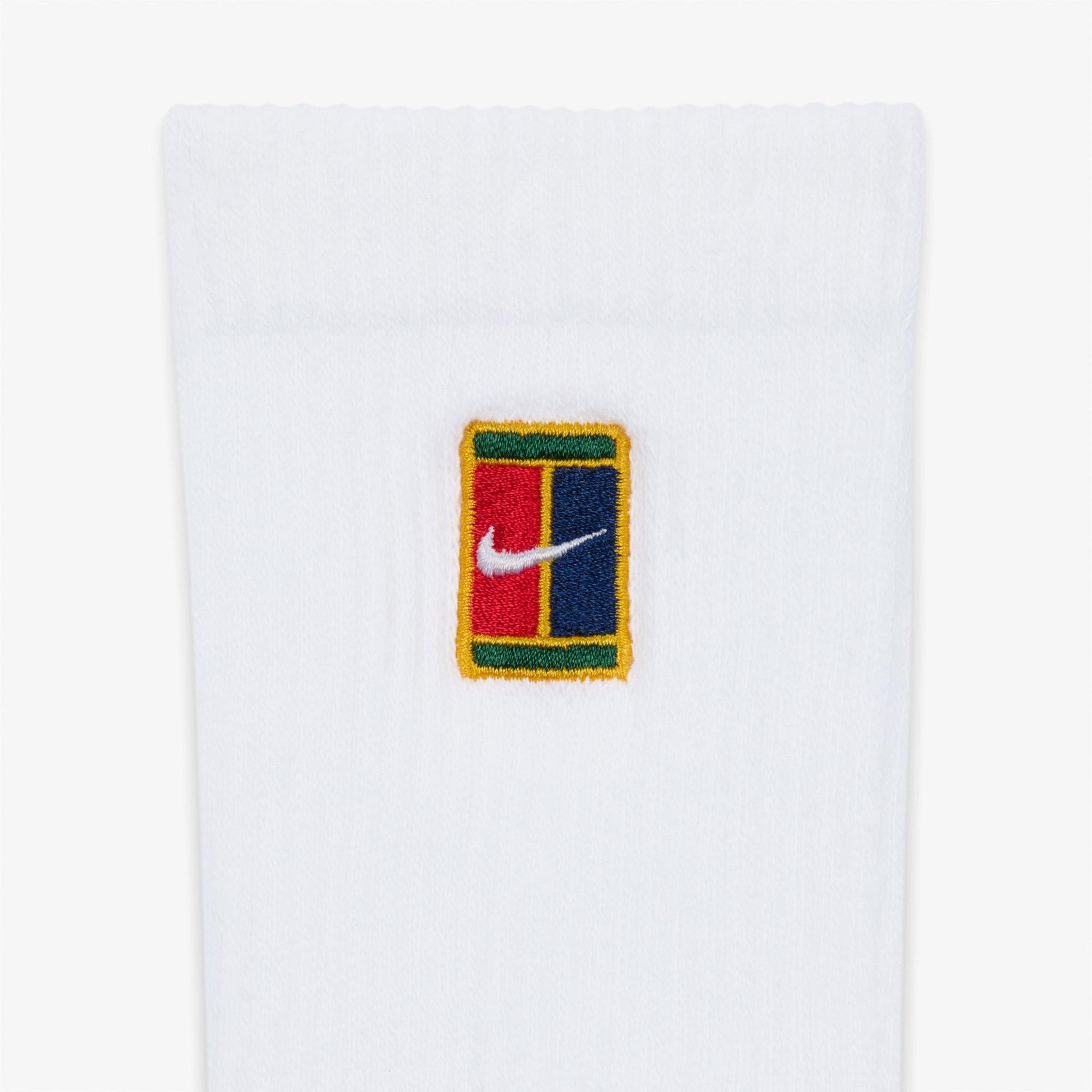 Nike Everyday Elevated 3'lü Unisex Beyaz Çorap