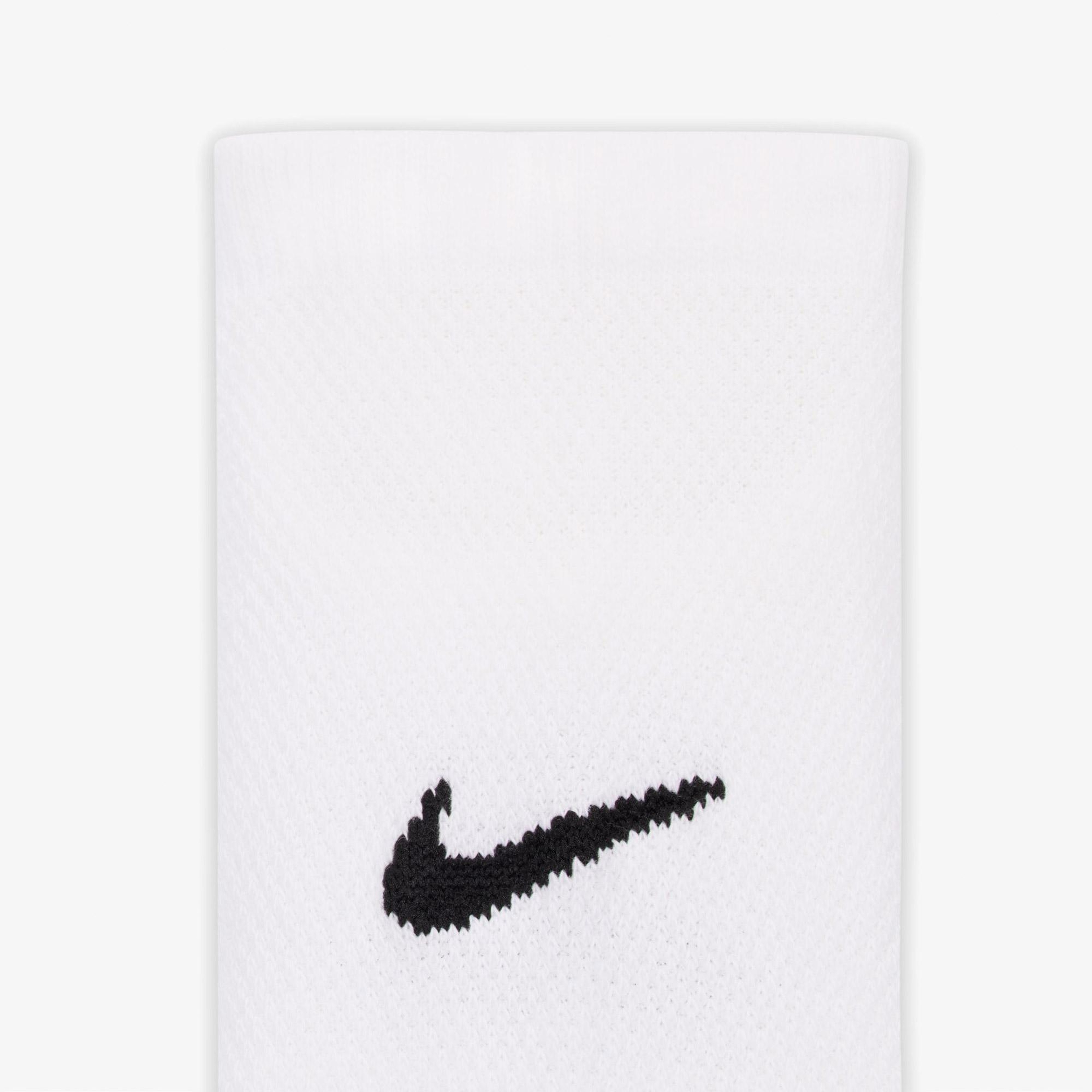 Nike Everyday Elevated 3'lü Unisex Beyaz Çorap