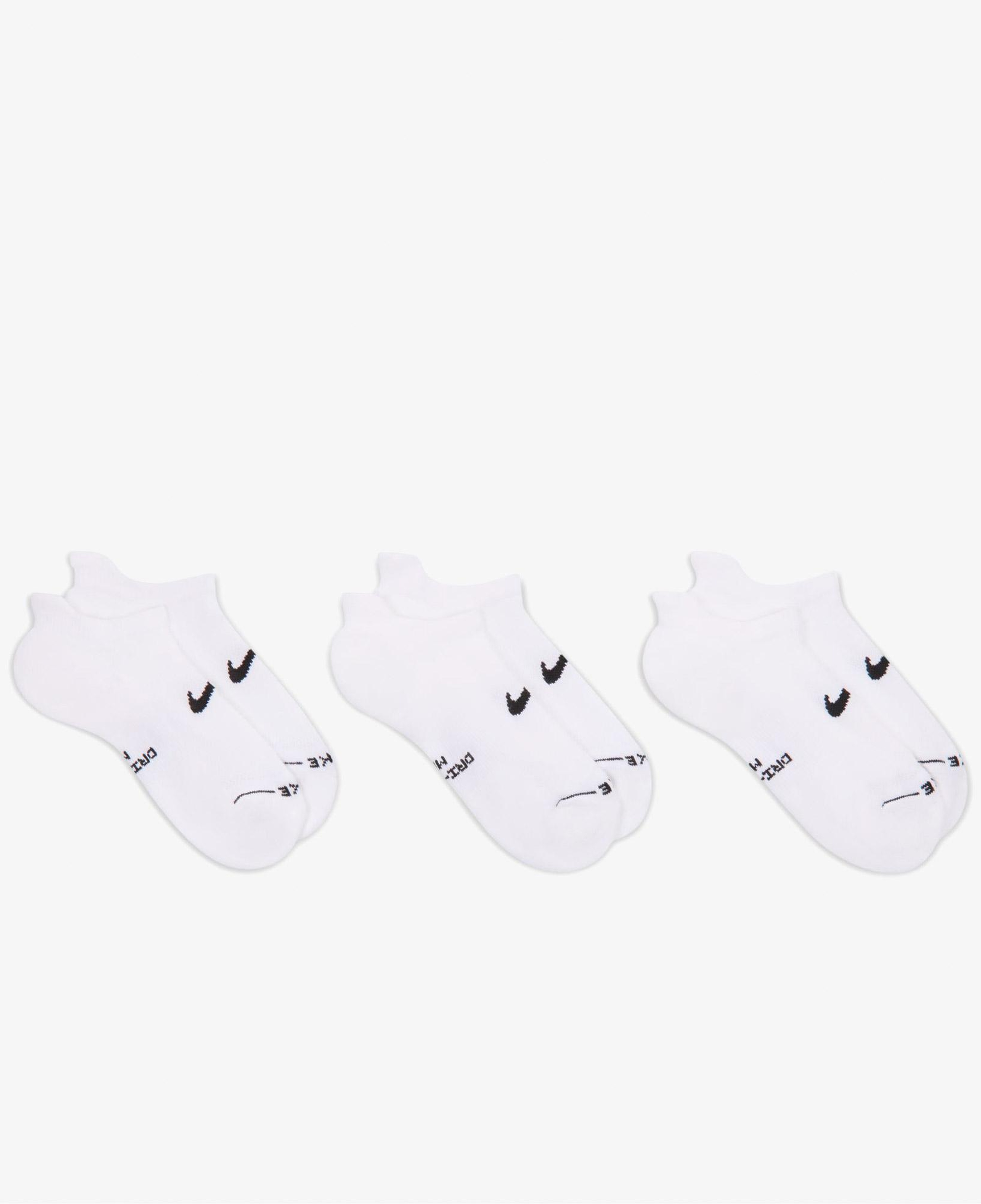Nike Everyday Elevated 3'lü Unisex Beyaz Çorap