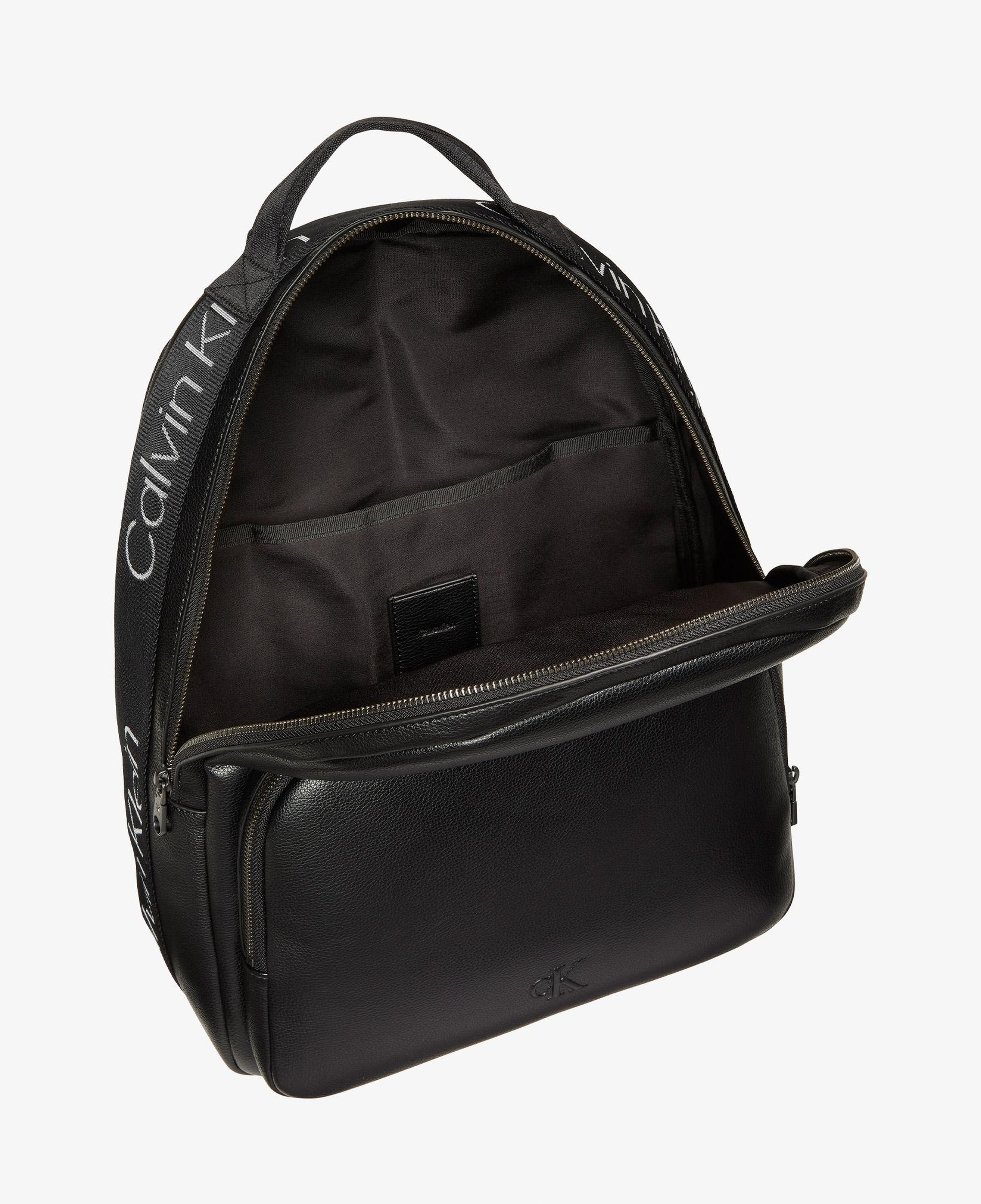 Calvin Klein Webbing Strap Round Erkek Siyah Sırt Çantası