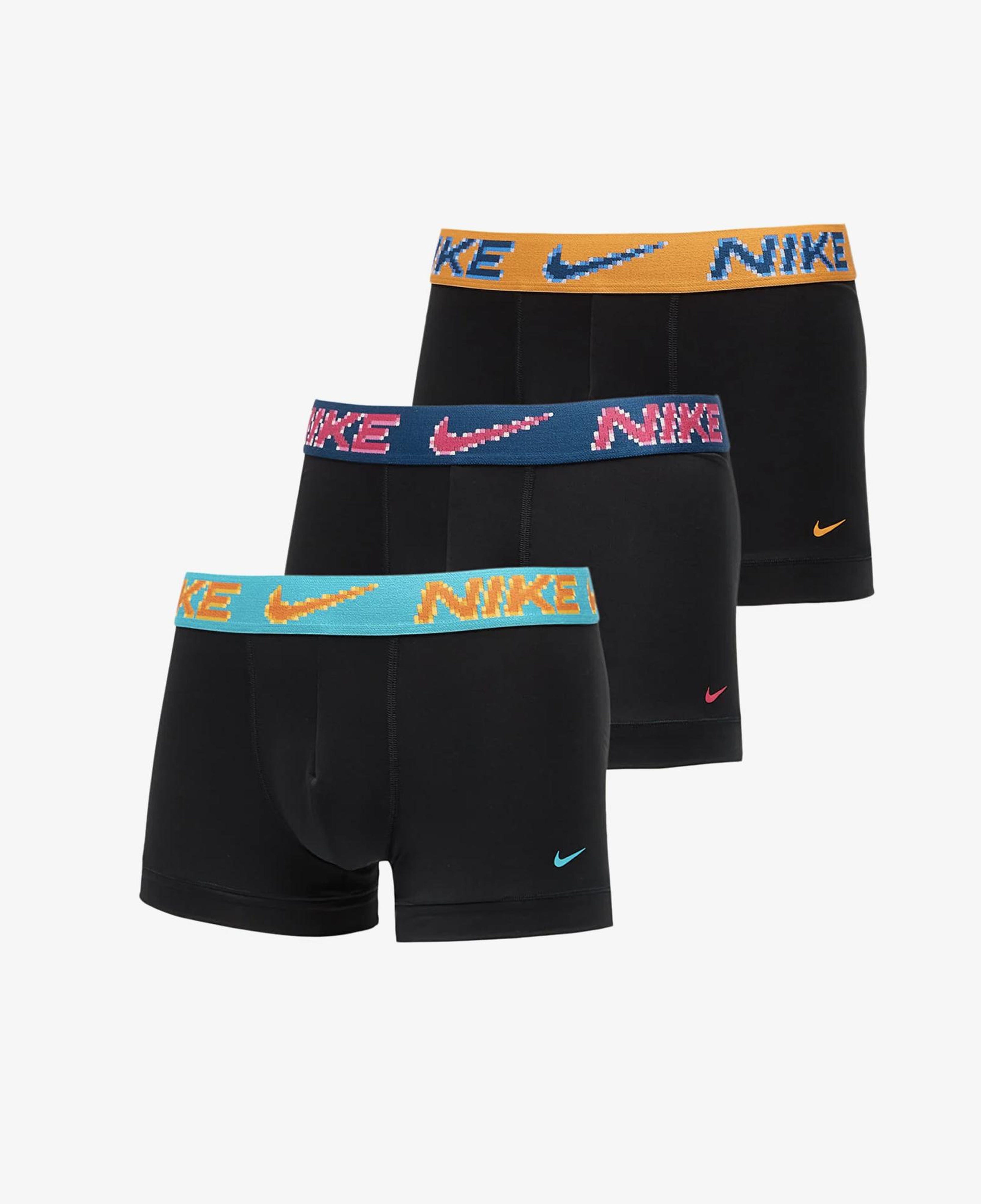 Nike 3' lü Erkek Siyah Boxer