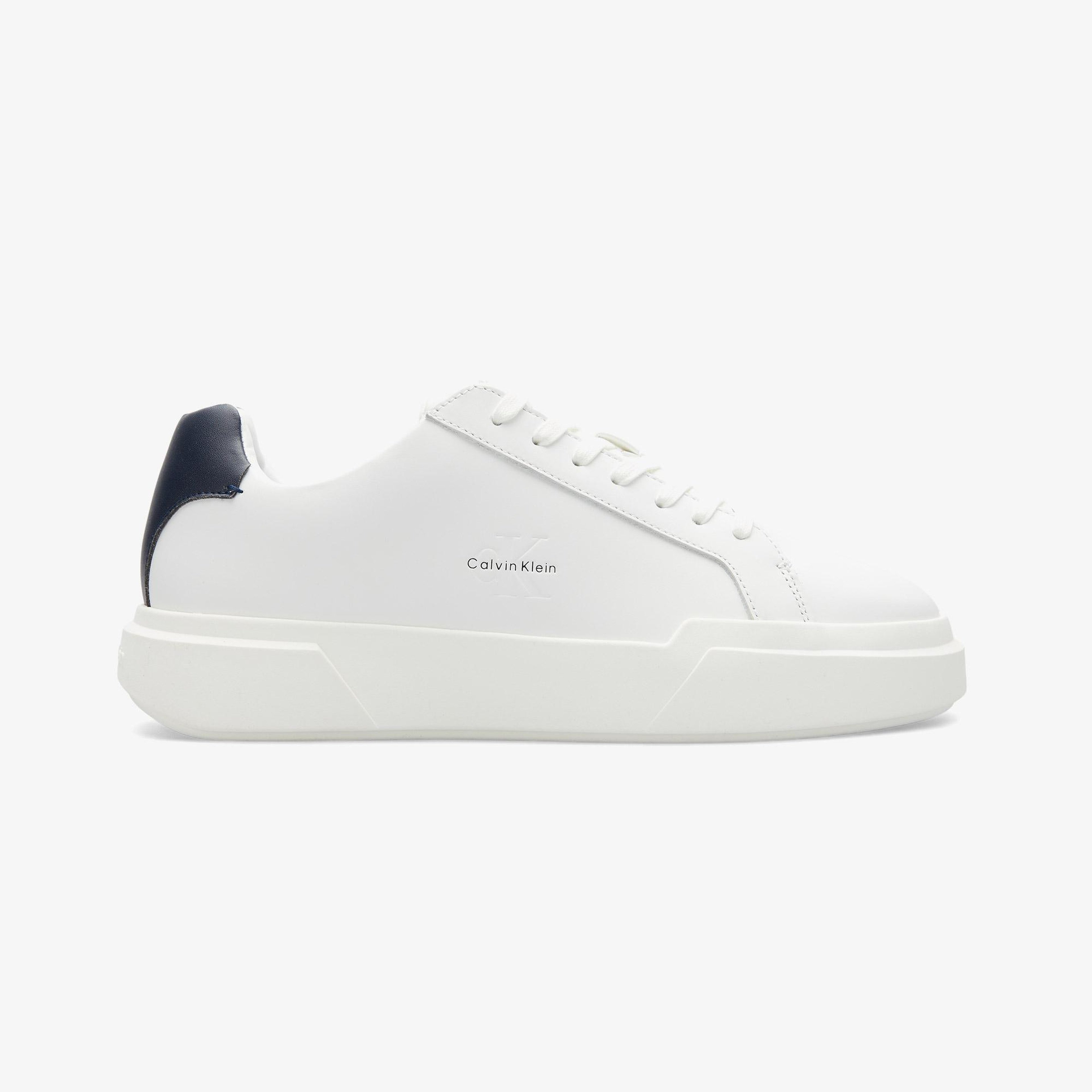 Calvin Klein Chunky Cupsole Laceup Erkek Beyaz Sneaker