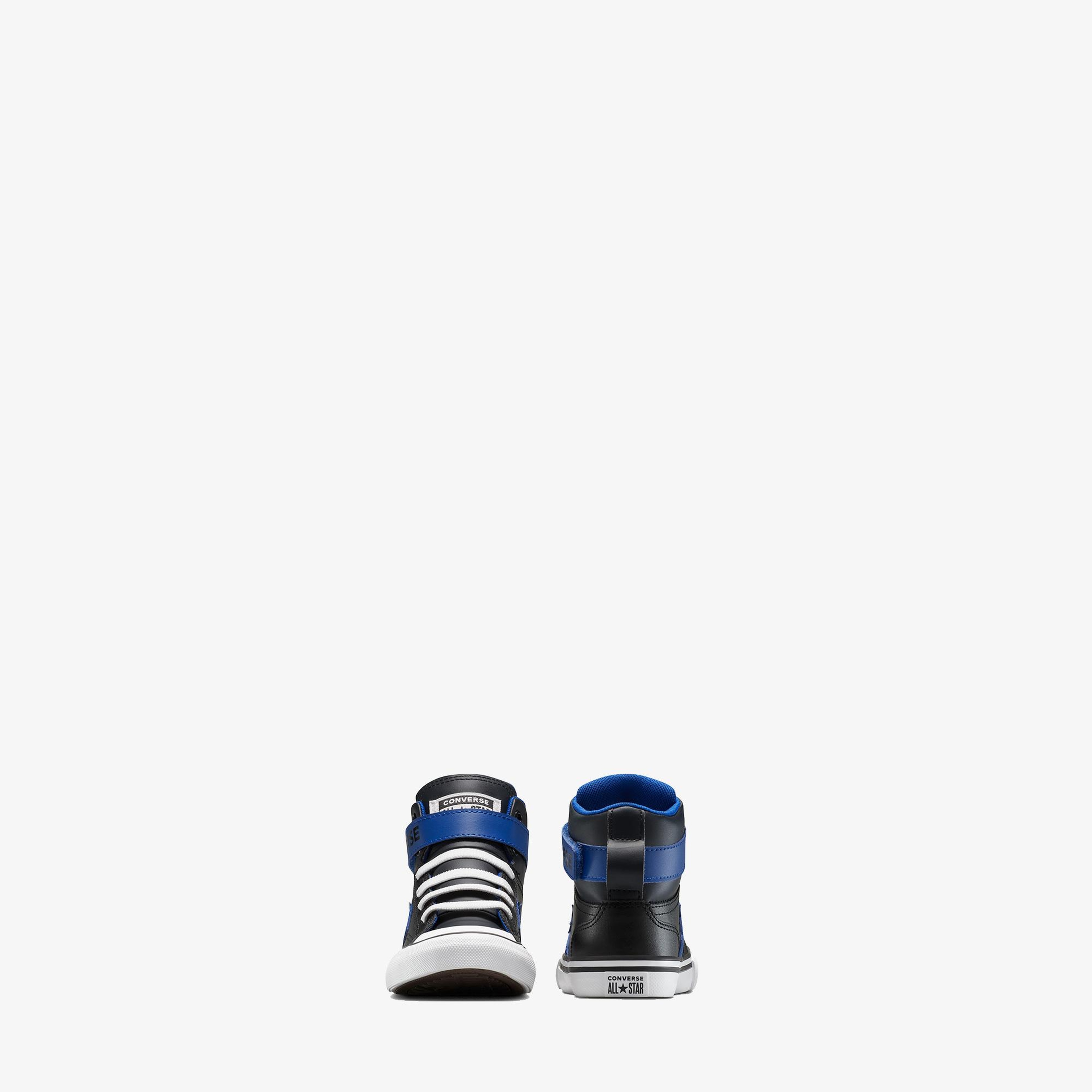 Converse Pro Blaze Strap Leather Easy On Çocuk Siyah Sneaker