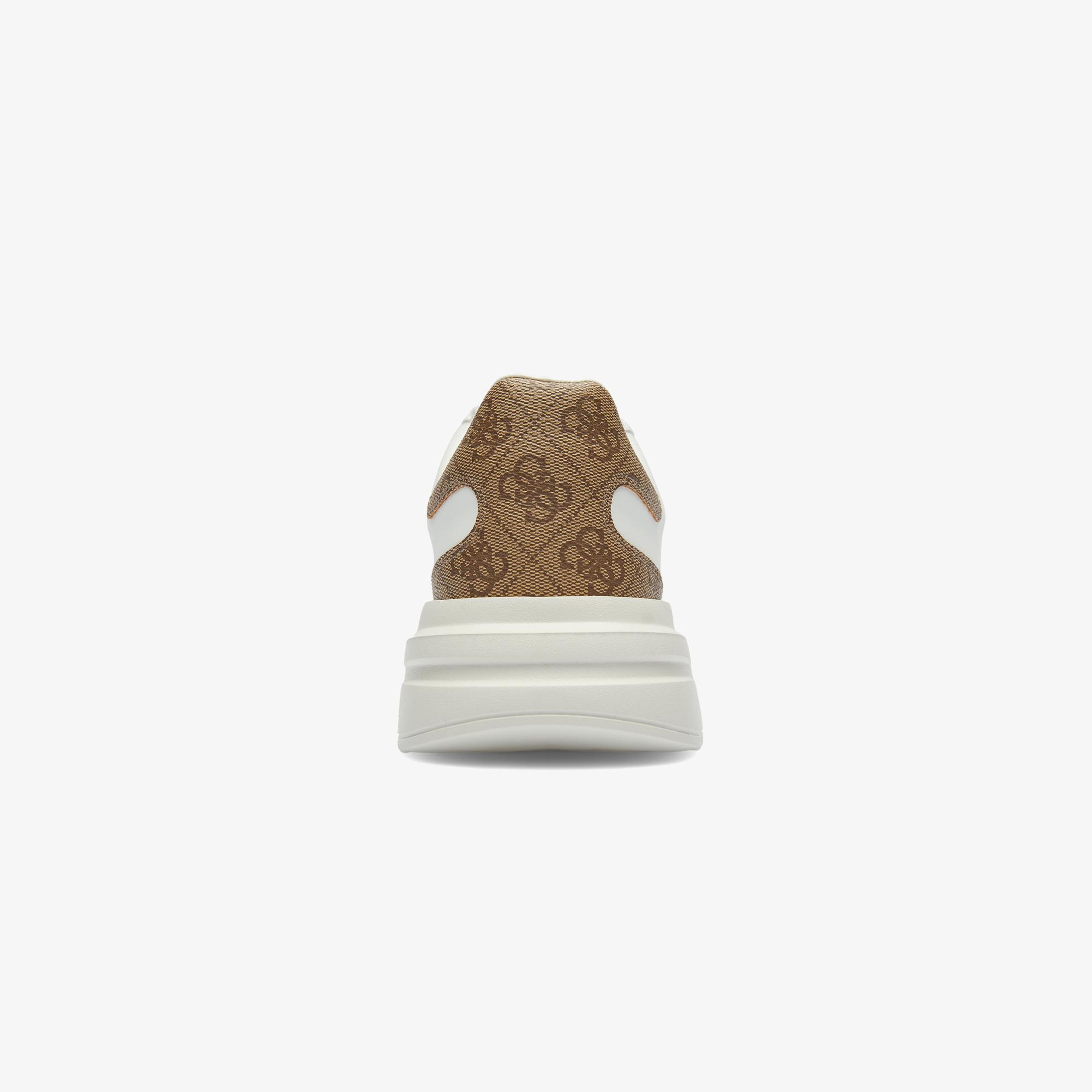 Guess Elba Leather Erkek Beyaz Sneaker