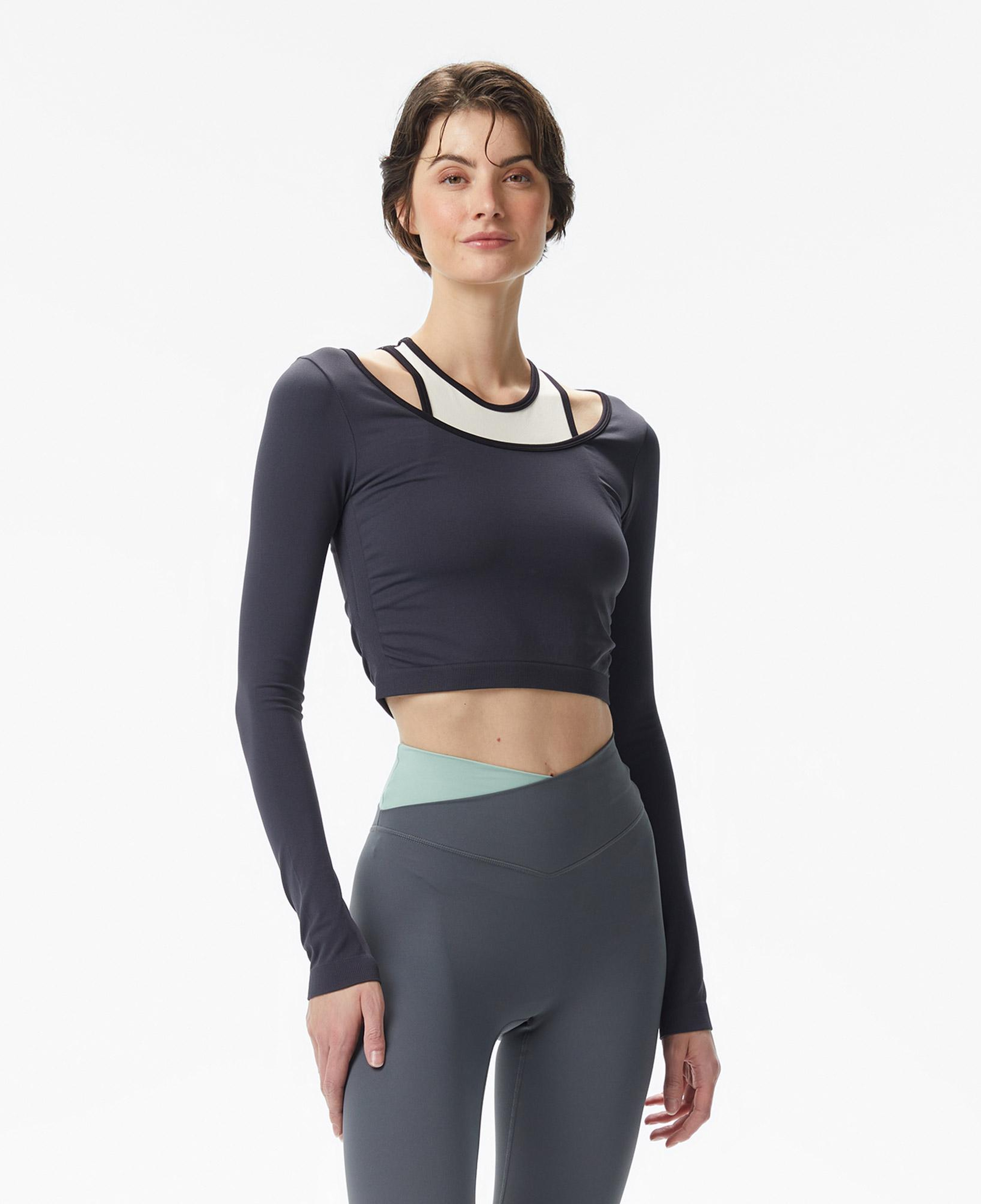P.E Nation Sutton Cropped Kadın Mavi T-Shirt