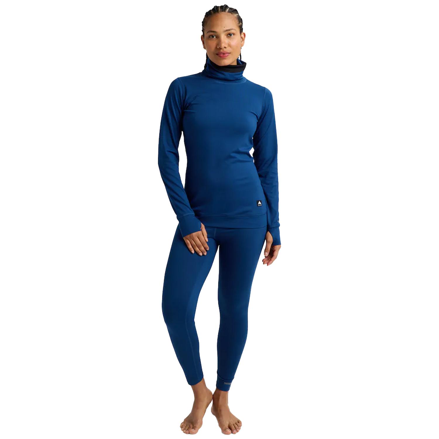 Burton Womens Midweight Long Neck Kadın Mavi İçlik Üst